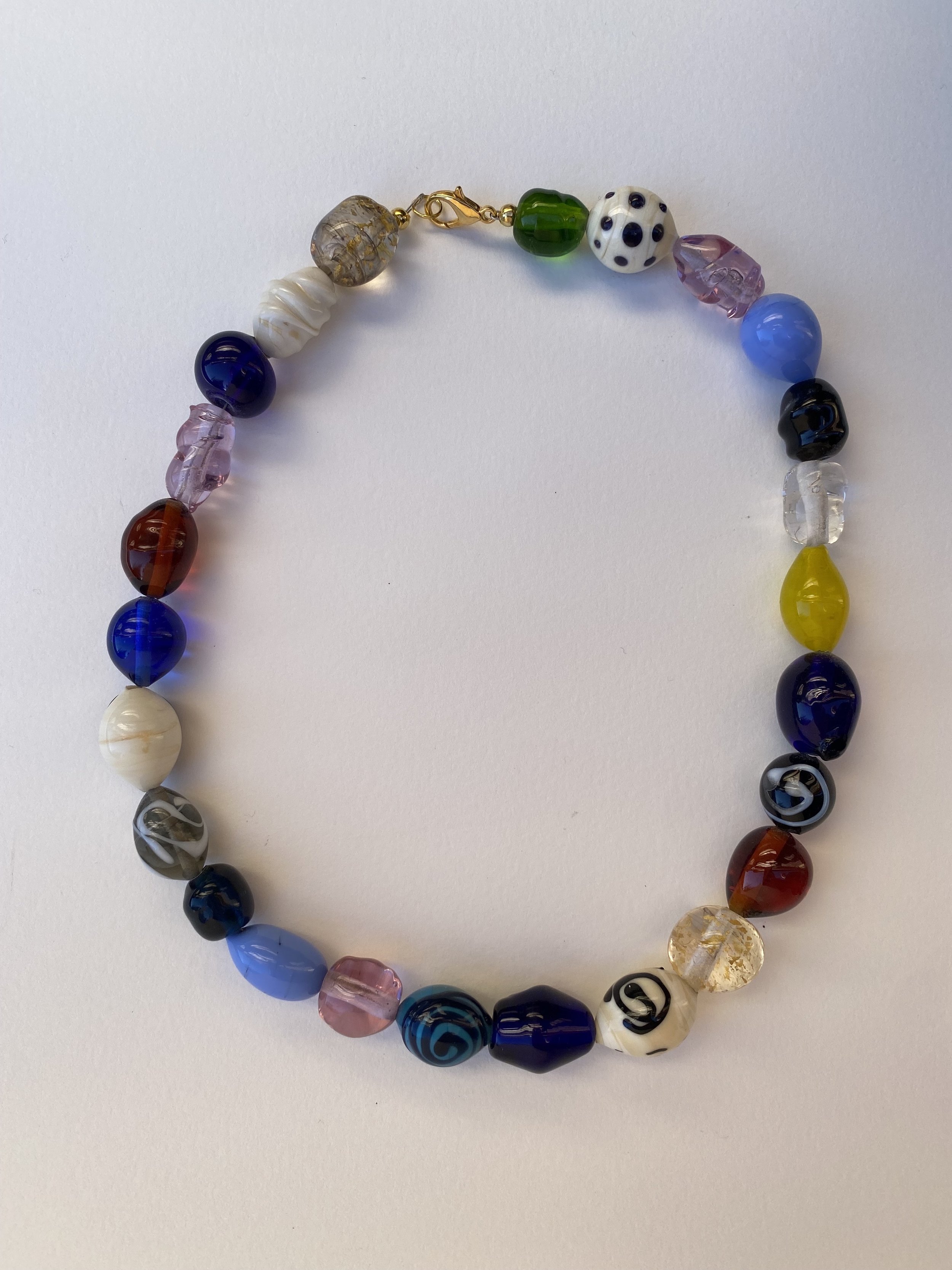 Play Large Glass Beaded Necklace