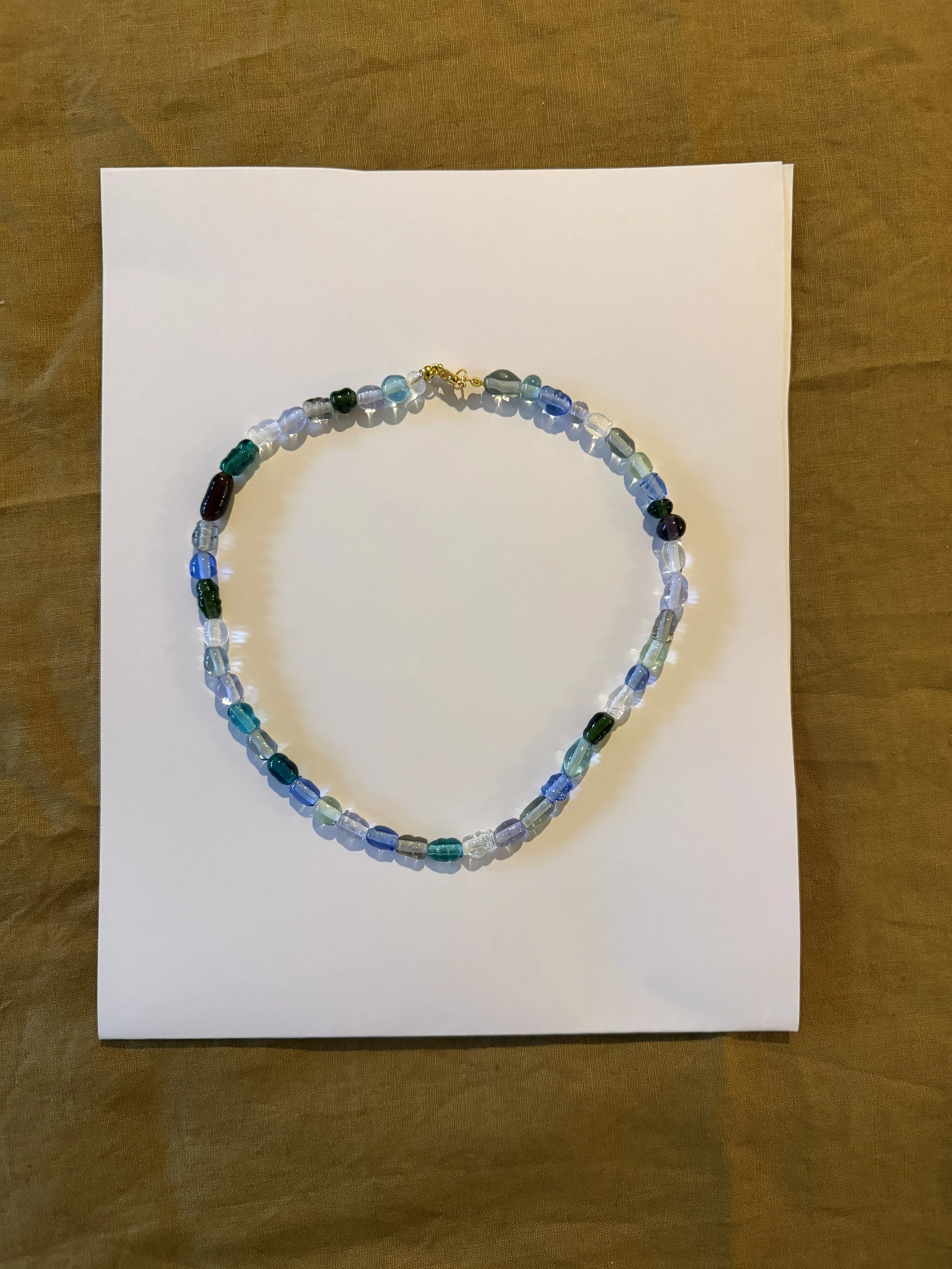 Misty Morning Beaded Necklace