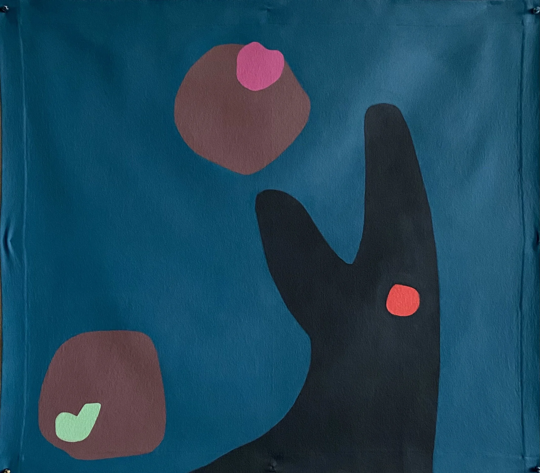 High Functionality - Acrylic on unstretched canvas, approx. 90 x 80cm (2025)