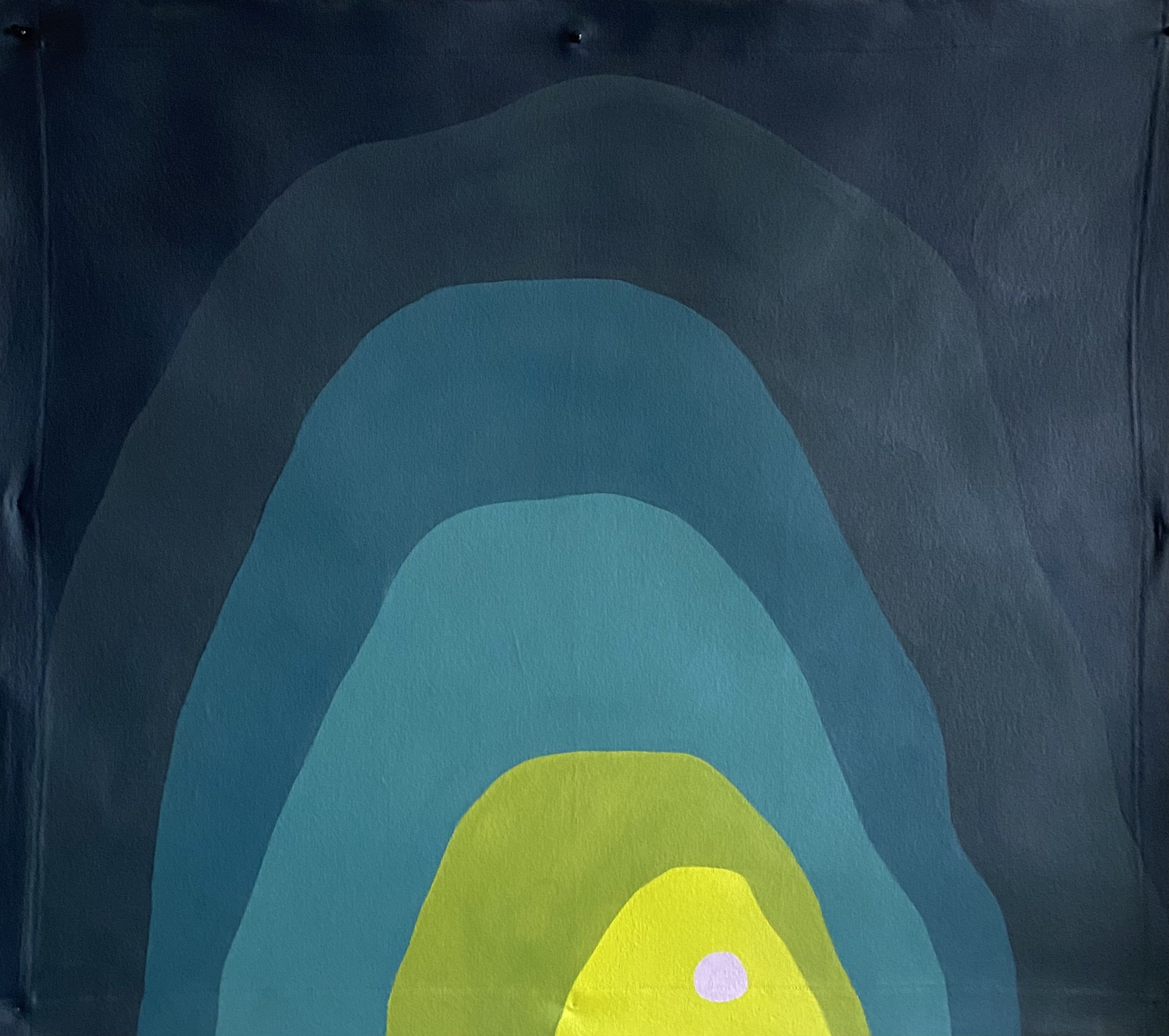 Safety To Feel - Acrylic on unstretched canvas, approx. 90 x 80cm (2025)