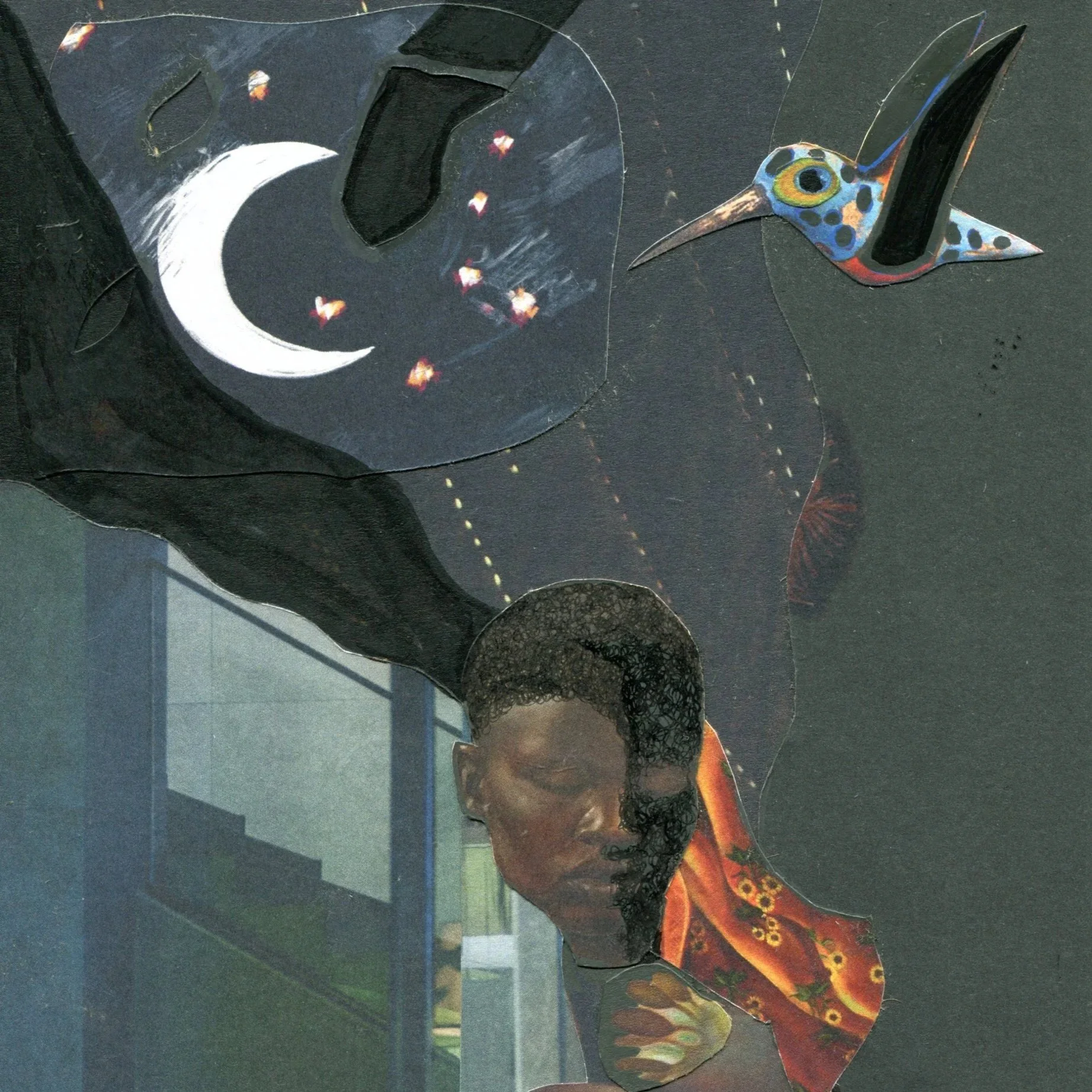 Title: Mastectomy (2026) Dimensions: 5.75 x 9.75 in. Medium: Mixed media on paper.