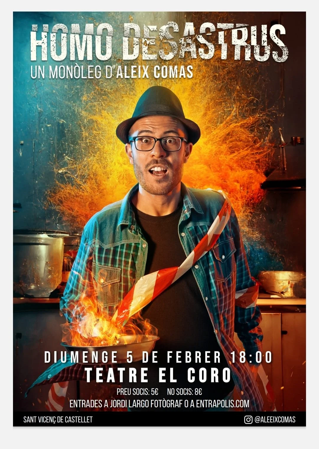 HOMO DESASTRUS. UN MONÒLEG D'ALEIX COMAS