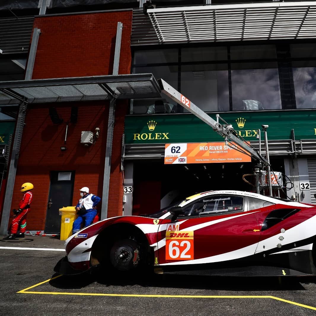 It's time to race! 🇧🇪

#BonamyGrimes
@charlie_hollings
@johnny.mowlem

#RedRiverSport  #WEC  #6HSpa  #Ferrari