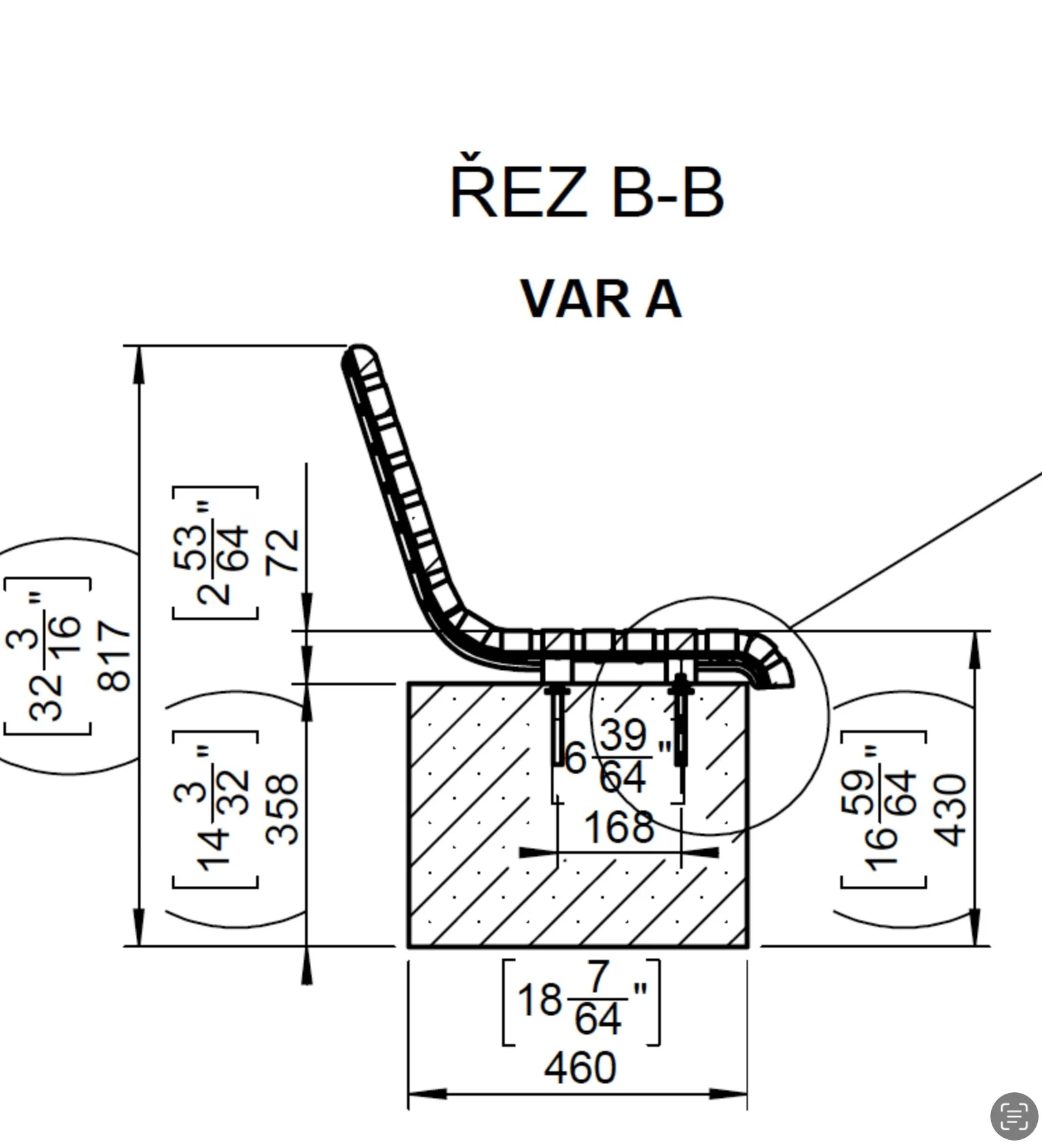  Wohnen am Tabor | Neusiedl am See | Ausführungsplanung | Leitdetail “Sitzauflage mit Lehne” 
