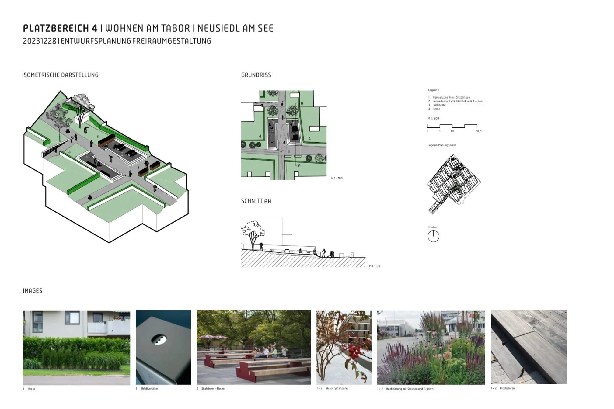  Wohnen am Tabor | Neusiedl am See | Entwurfsplanung | Platzbereich 4 