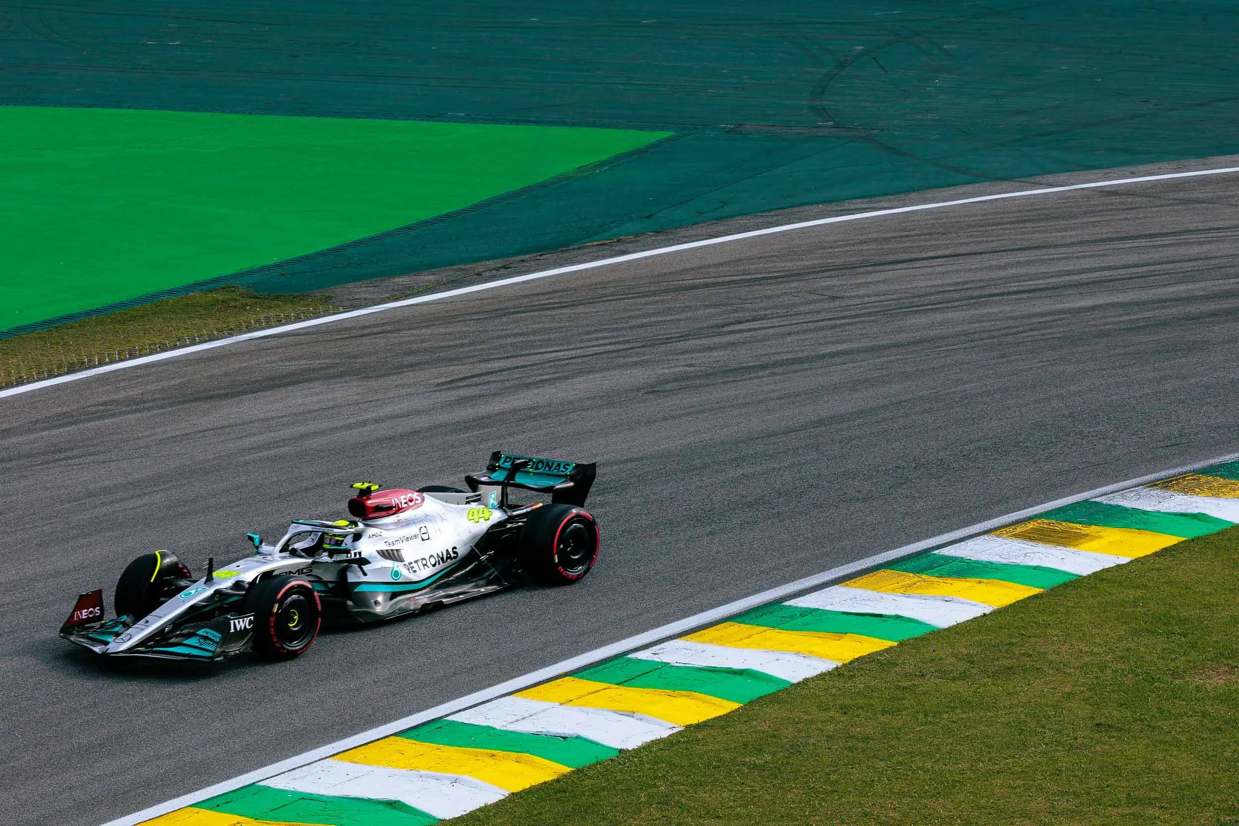 Lewis Hamilton at Interlagos