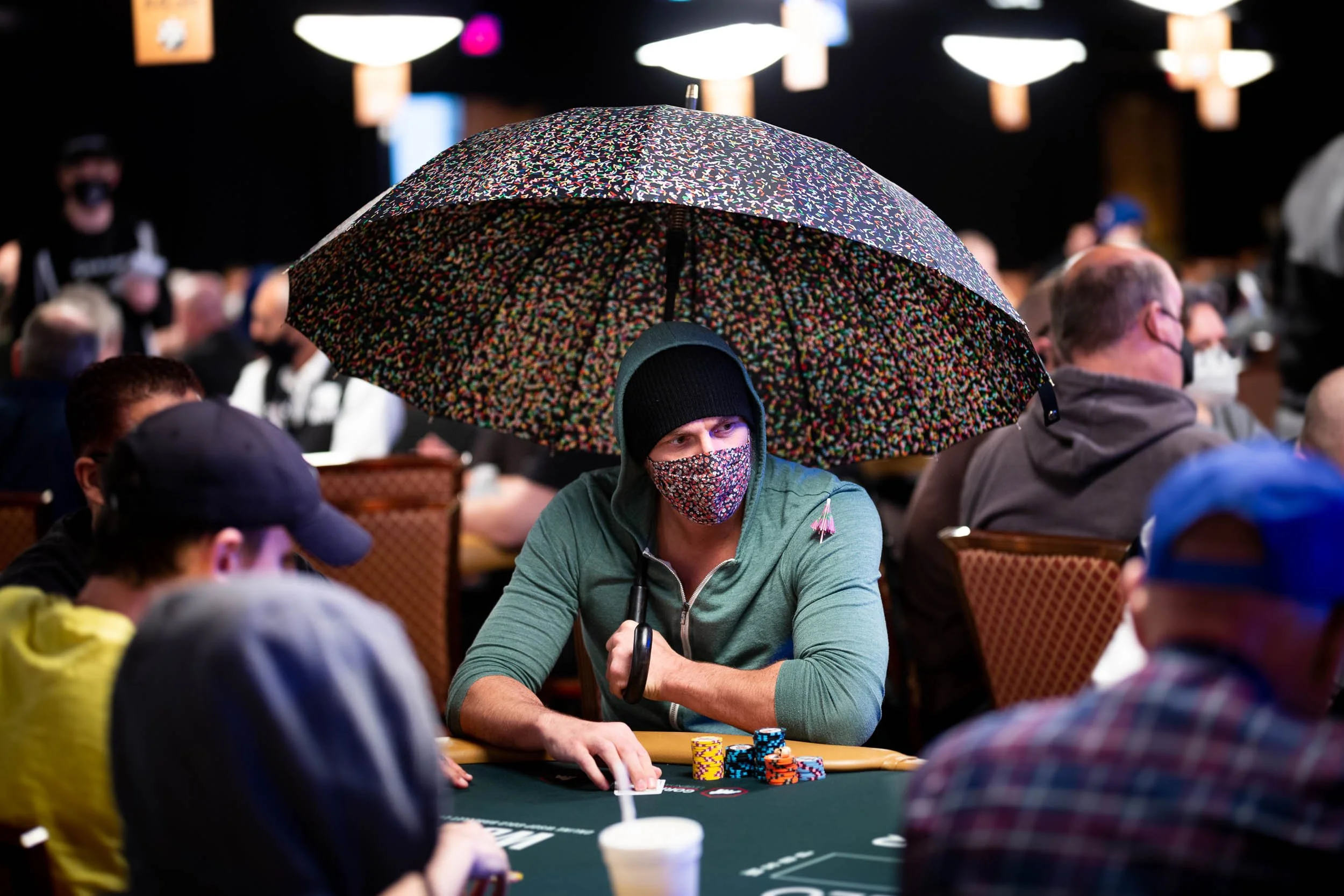 My nominated photo of Brandon Shack-Harris for the Global Poker Awards