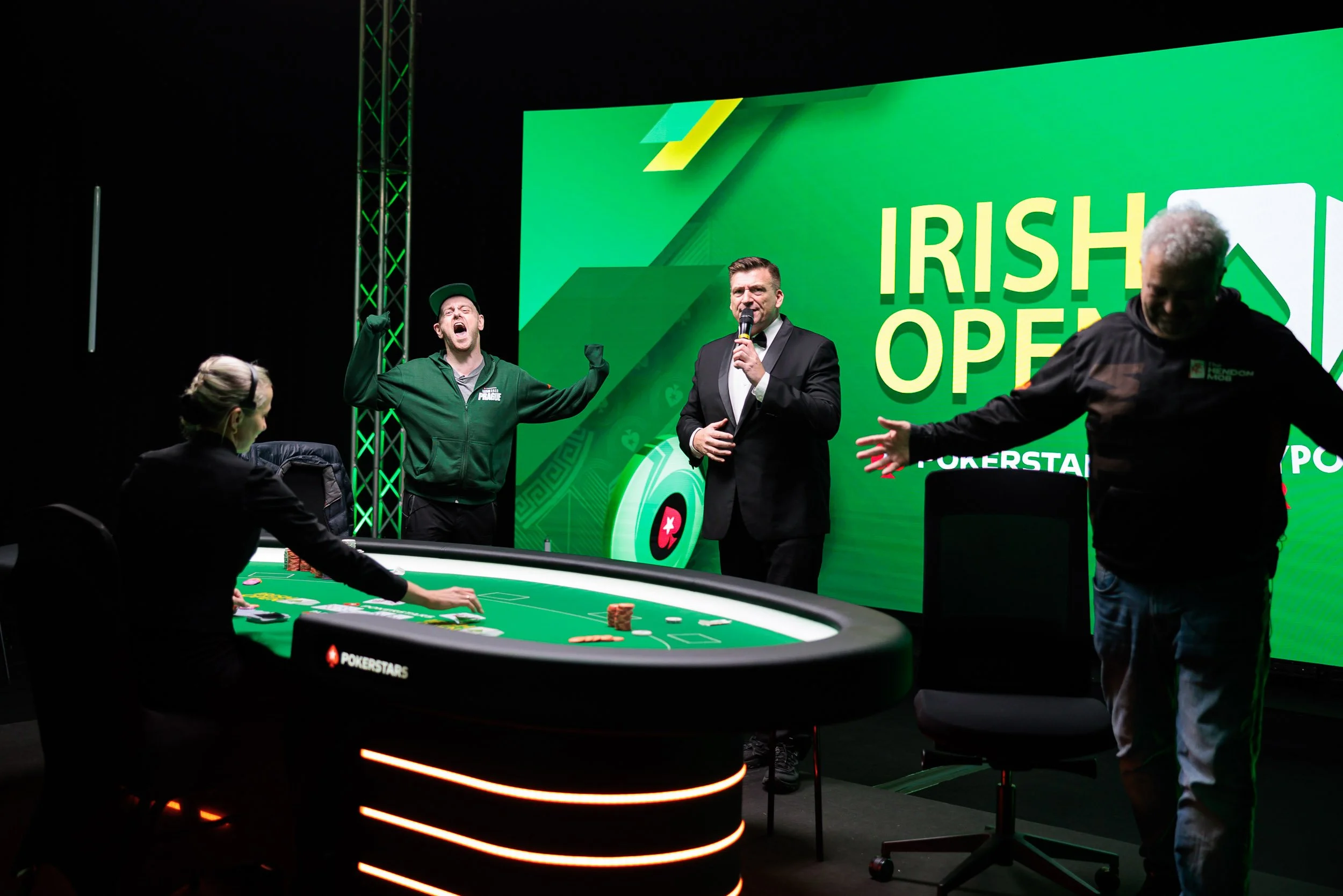 Emotions from David Docherty after he won the Irish Open 2023