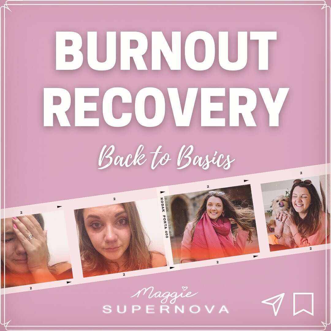 Are you feeling Burned Out right now? Swipe for my top tips for beginning your recovery!

Every Burnout is unique - the circumstances, personality trains, external and internal factors all contribute to the complex tapestry of your own beautiful Burn