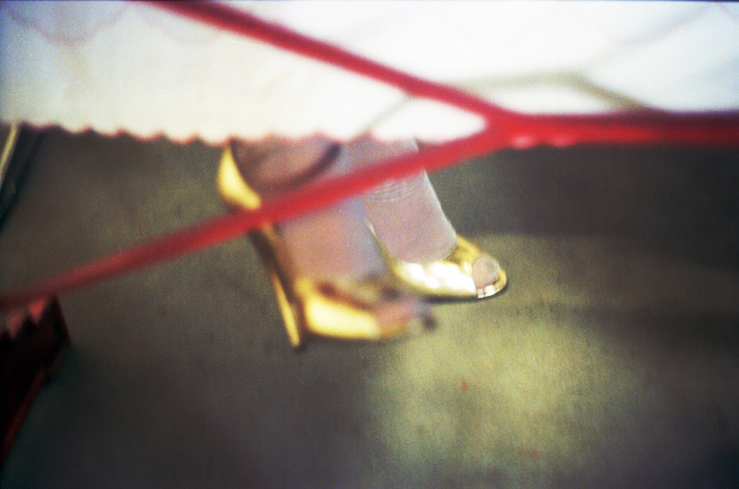  Gold shoes 