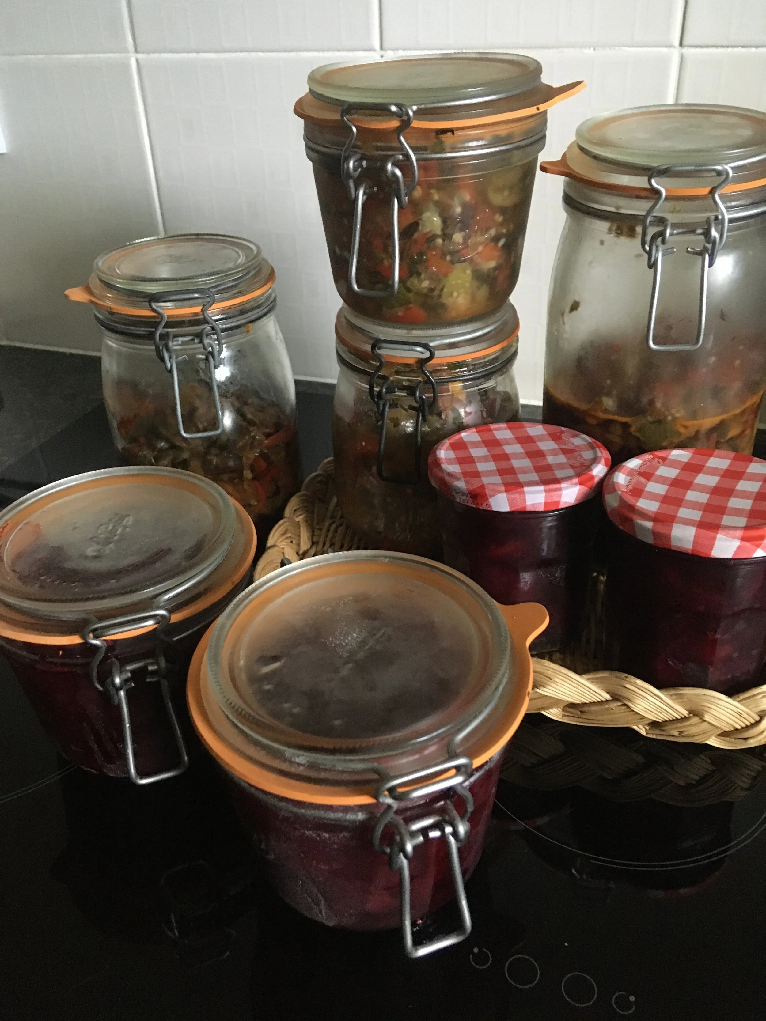 Eating like Kings ... the delicious homegrown fruits and vegetables