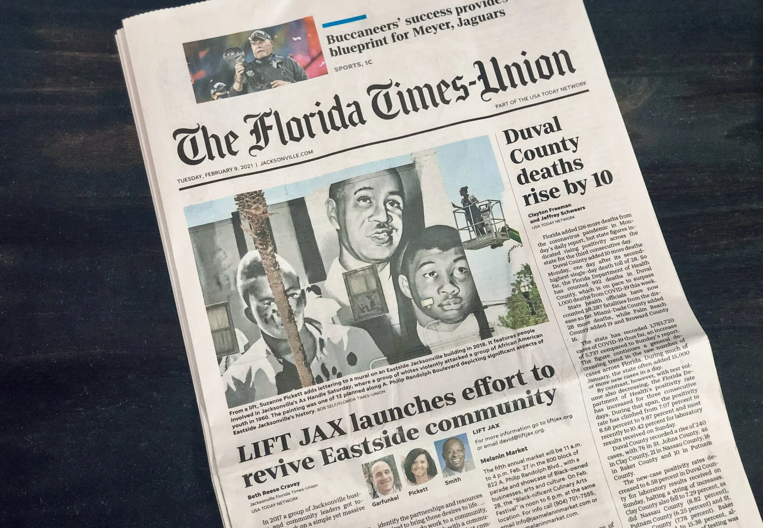 The Times-Union highlights the work of LIFT JAX