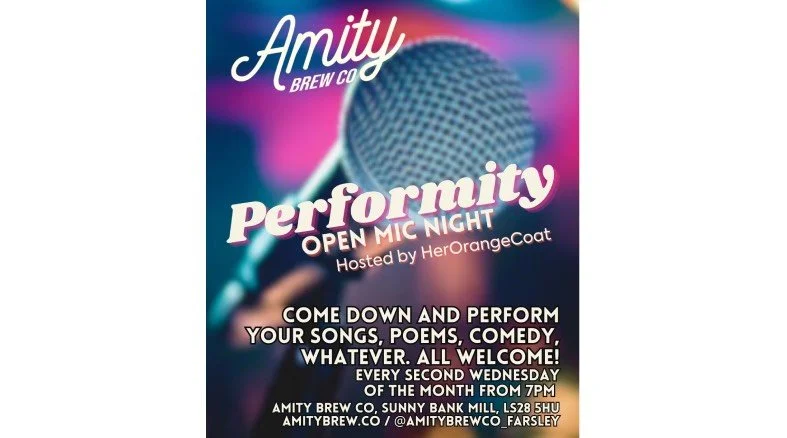 Performity - Monthly Open Mic Night at the Farsley Taproom
