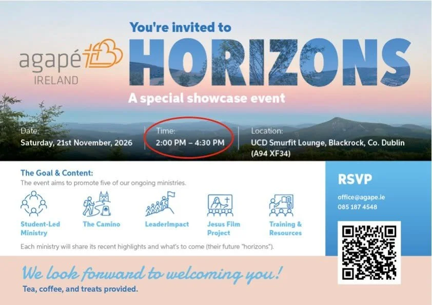 Horizons Showcase with Agape Ireland