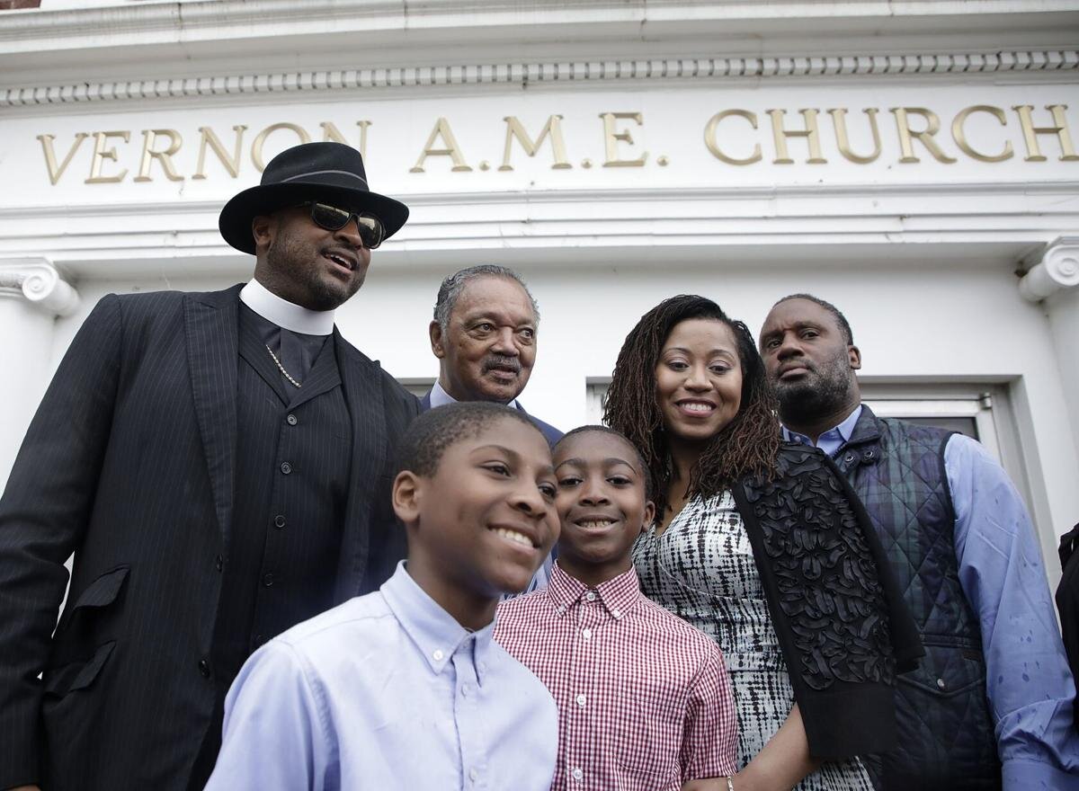 Rev. Jesse Jackson, other faith, political leaders, help dedicate Prayer Wall for Racial Healing at Vernon AME Church