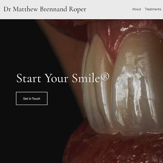 And it&rsquo;s live!! Delighted to present my new website, which I have lockdown to thank for the time to create it. Happy to give anyone pointers on how to make your own using @squarespace #squarespacedesigner #website #websitedesign #dentalwebsite 