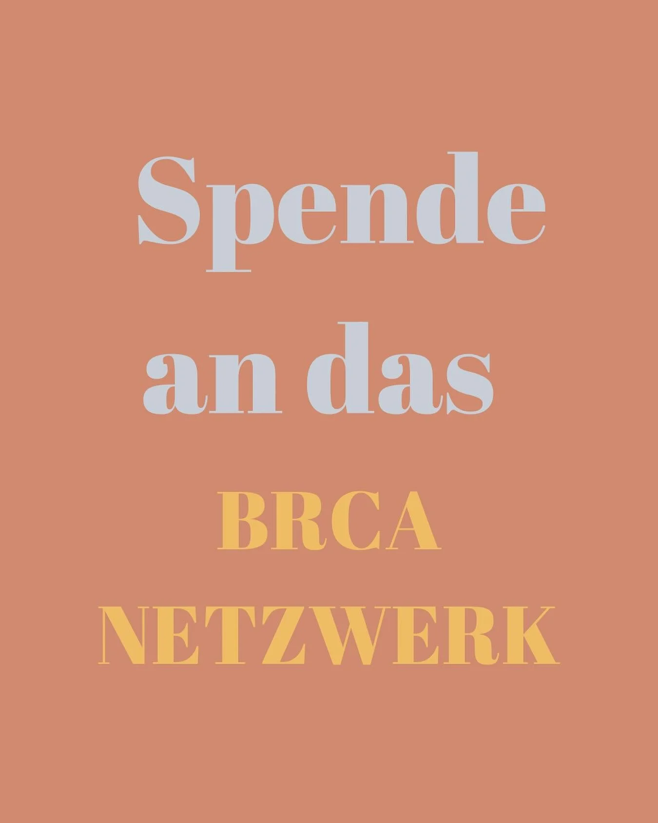 Oktober ist Brustkrebsmonat &ndash; und heute j&auml;hrt sich der Todestag meiner Mutter zum 8 Mal ❤️&zwj;🩹
Zu ihrem Gedenken m&ouml;chte ich auf das BRCA Netzwerk aufmerksam machen, das Menschen mit einer genetischen Veranlagung f&uuml;r Brust- und