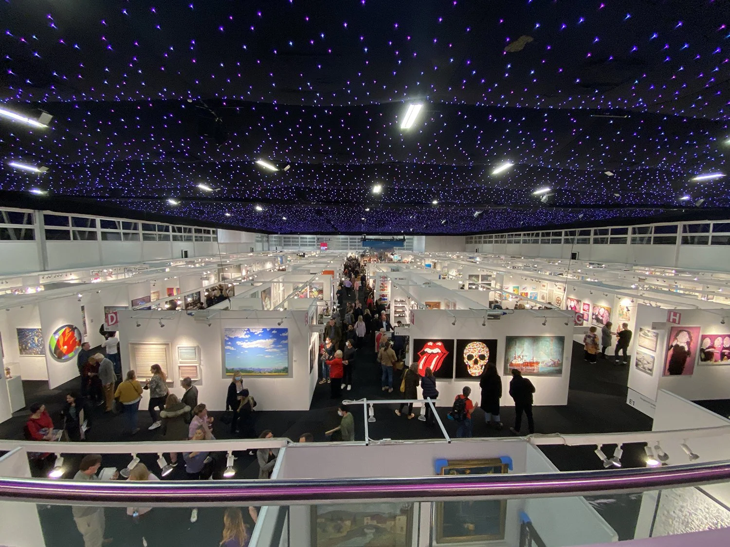 Rebecca Tucker with Mint Arts at Battersea Affordable Art Fair