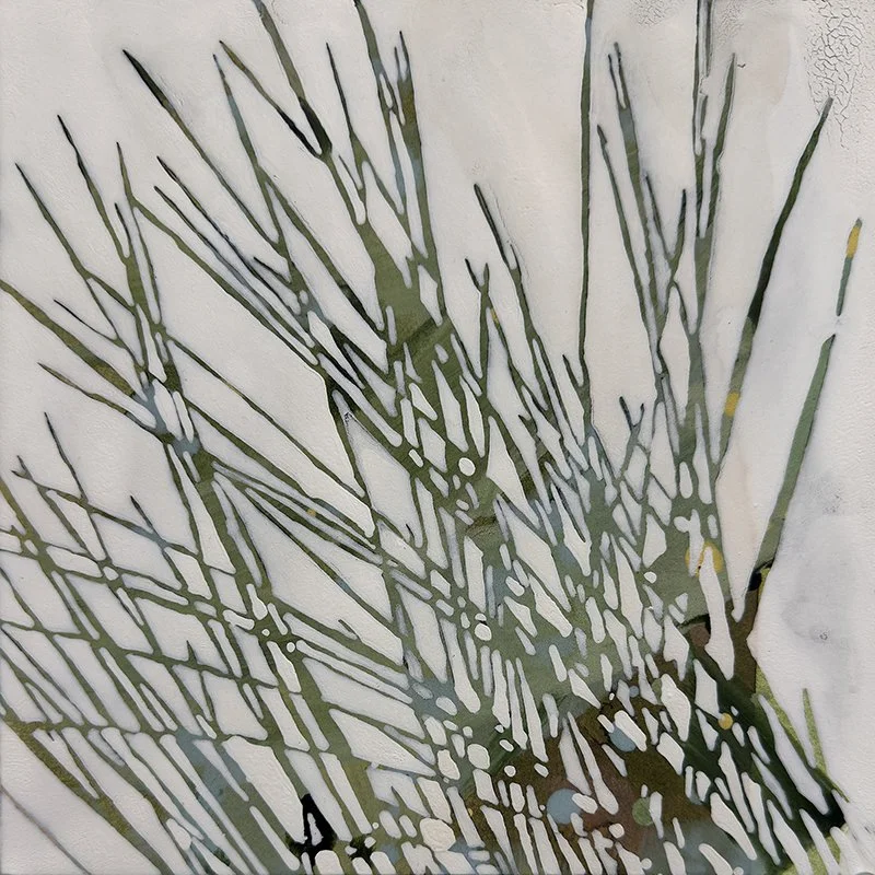 kew XII, acrylic on paper, 20x20cm