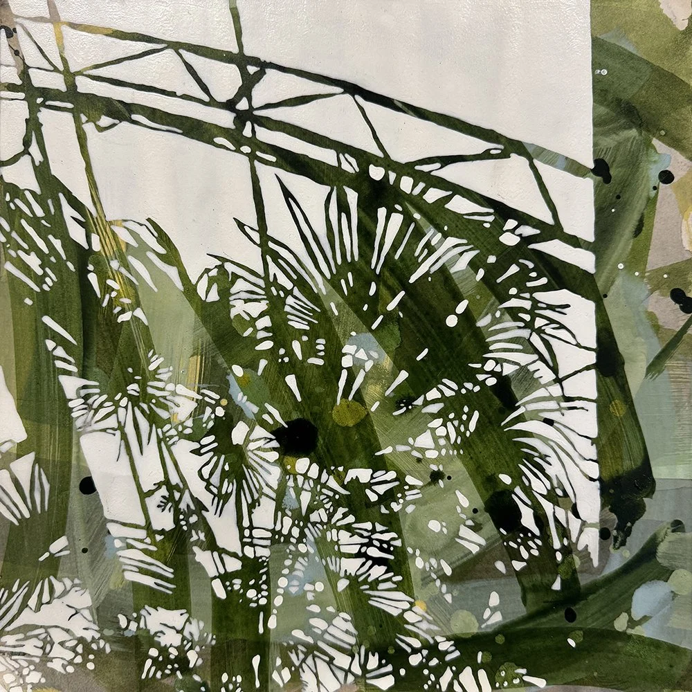 'wisley XXIII', acrylic on paper, 30x30cm