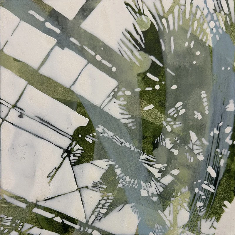 wisley XII, acrylic on paper, 20x20cm
