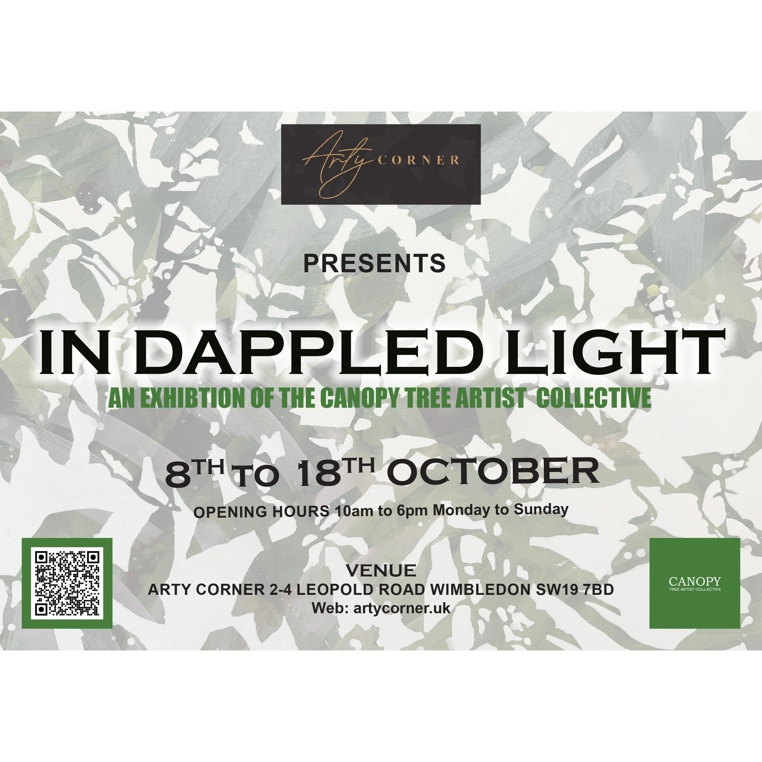 'In Dappled Light', Canopy Collective, Wimbledon 8-18 Oct