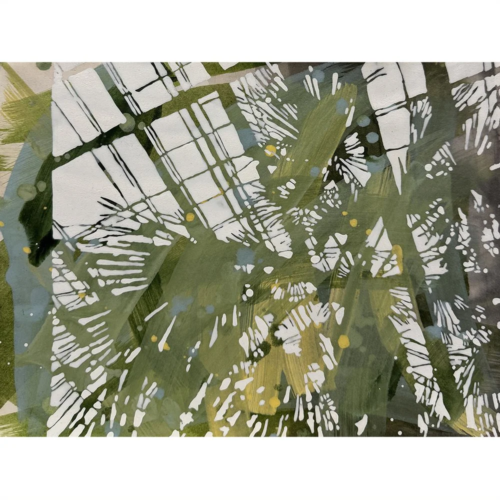 'wisley XXII', acrylic on paper, 23x30cm