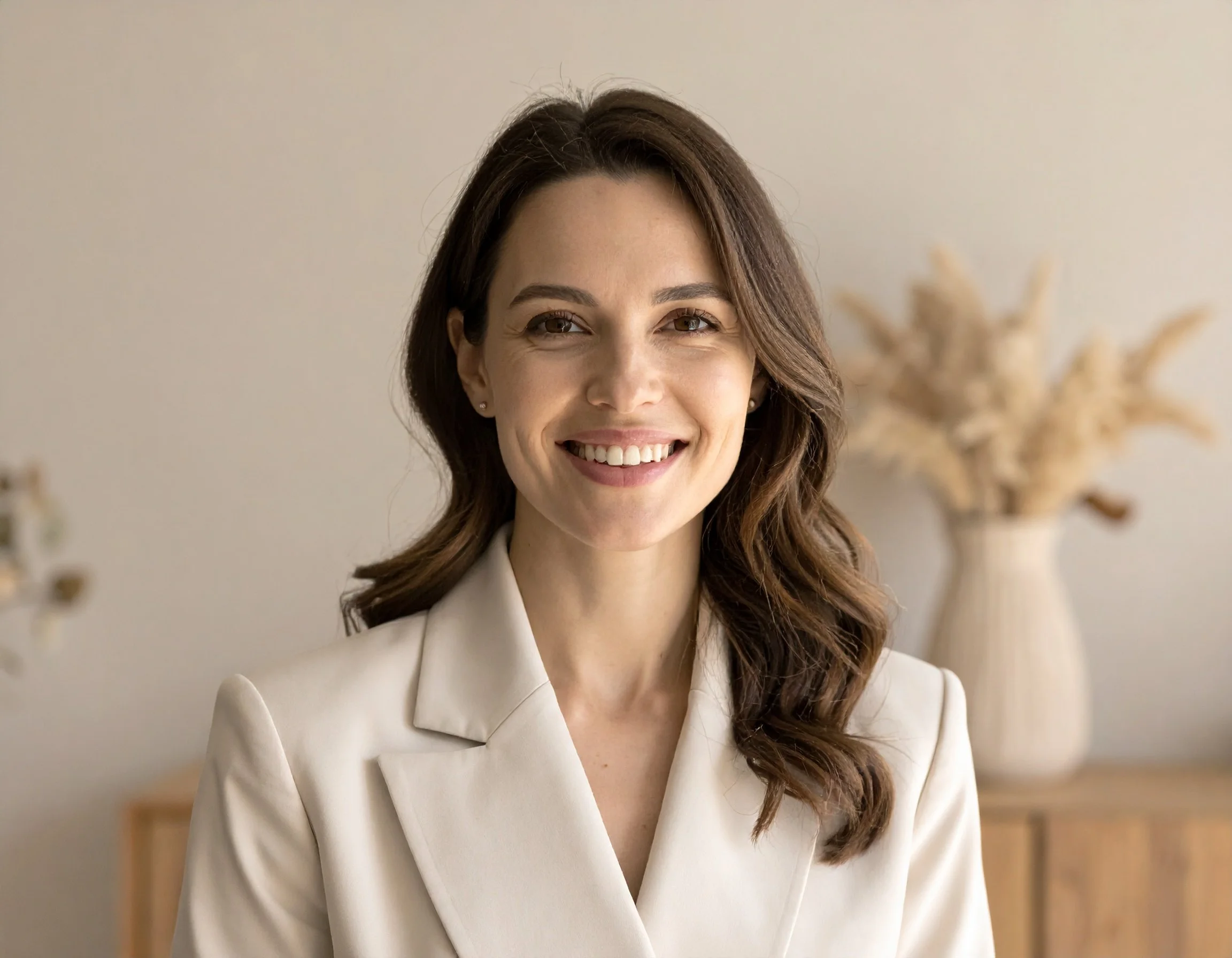 Firefly_Elegant executive with warm smile and playful curiosity in her eyes in warm neutral l 850765.jpeg