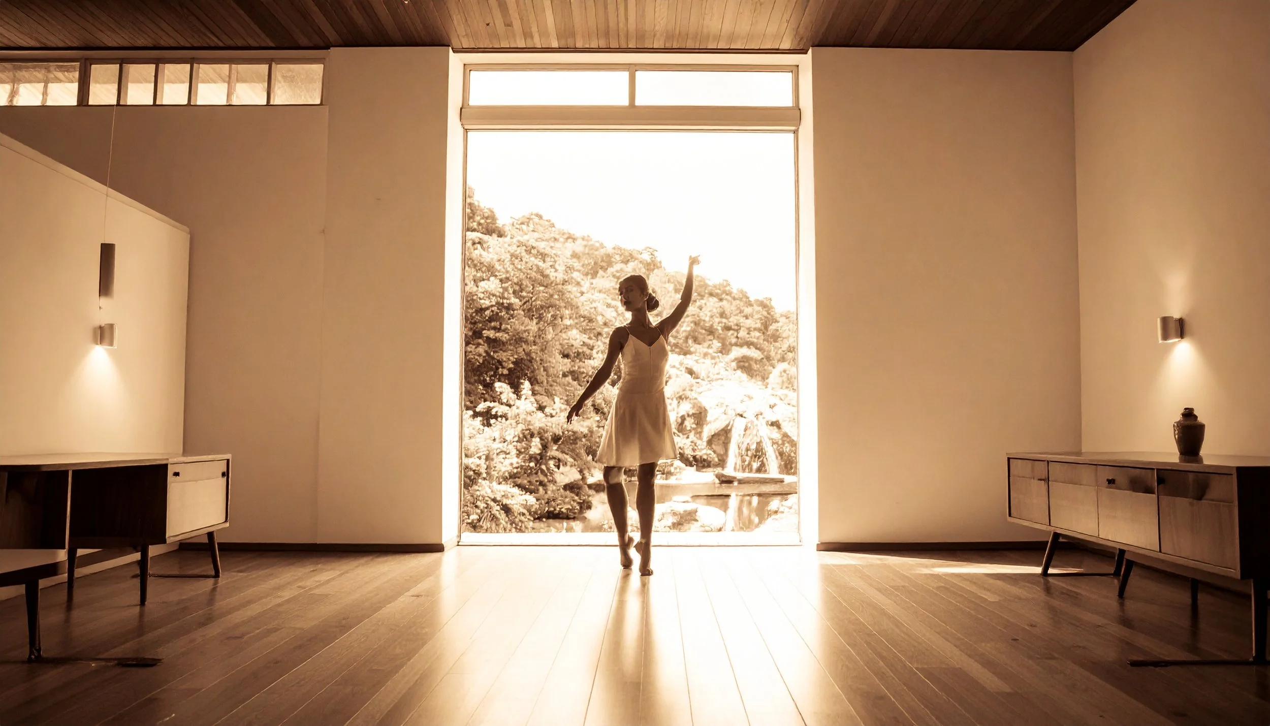 Firefly_a sepia filtered mid century modern minimalist room with natural light entering it fr 487195.jpeg