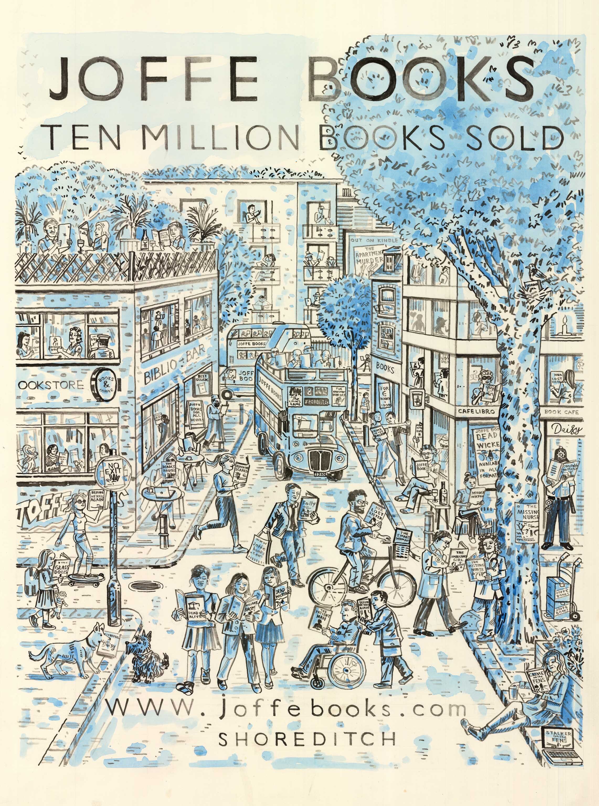 JOFFE BOOKS CELEBRATES ITS TEN MILLIONTH SALE WITH UNIQUE ARTWORK