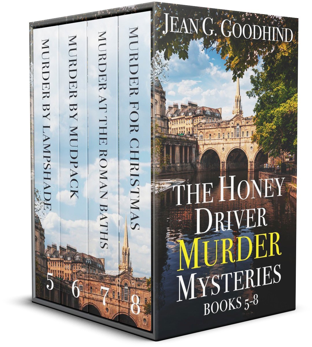 THE HONEY DRIVER MURDER MYSTERIES BOOKS 5-8 cover publish.jpg