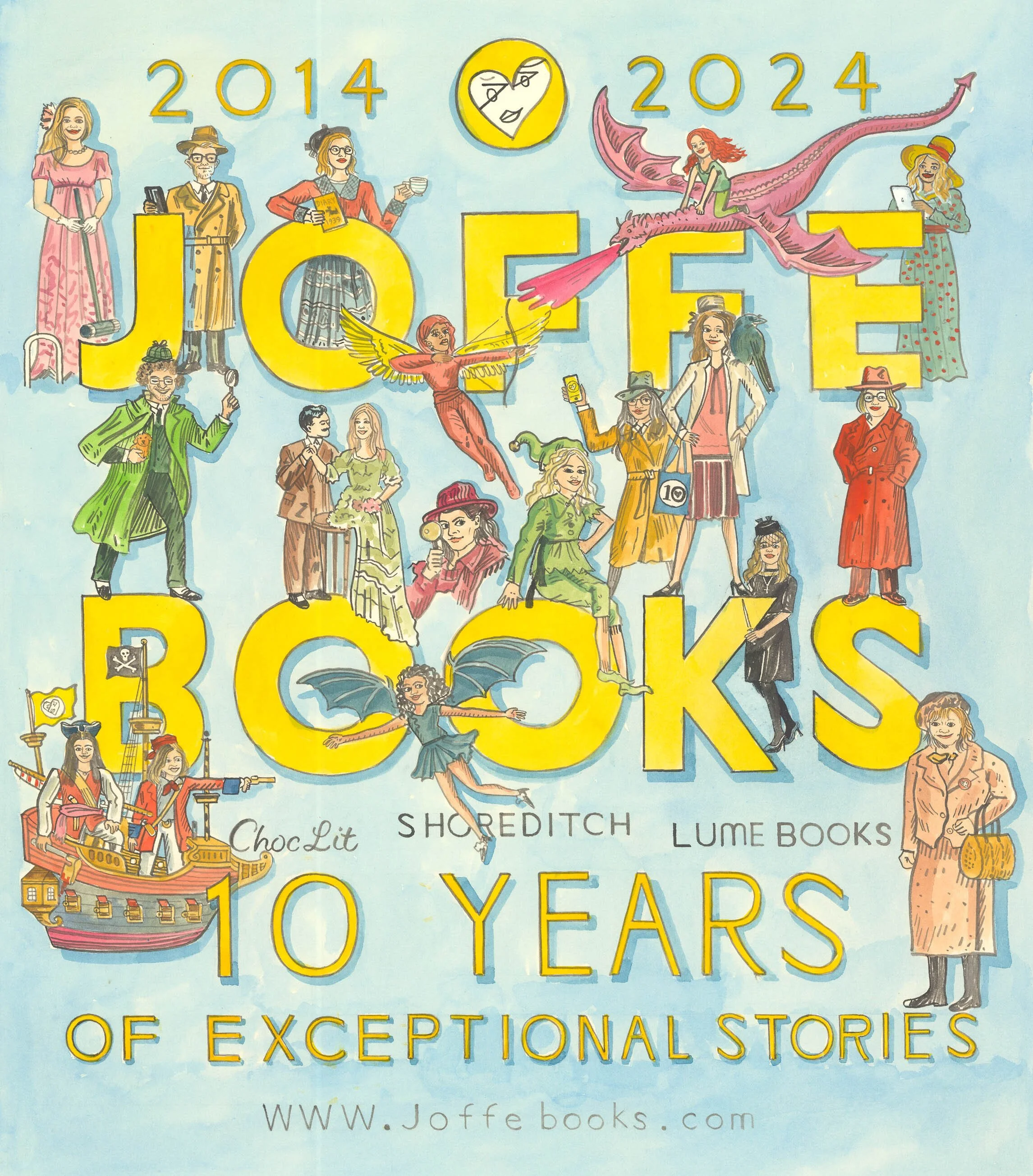 Joffe Books Celebrates 10 Years of Independent Publishing and 3350% growth