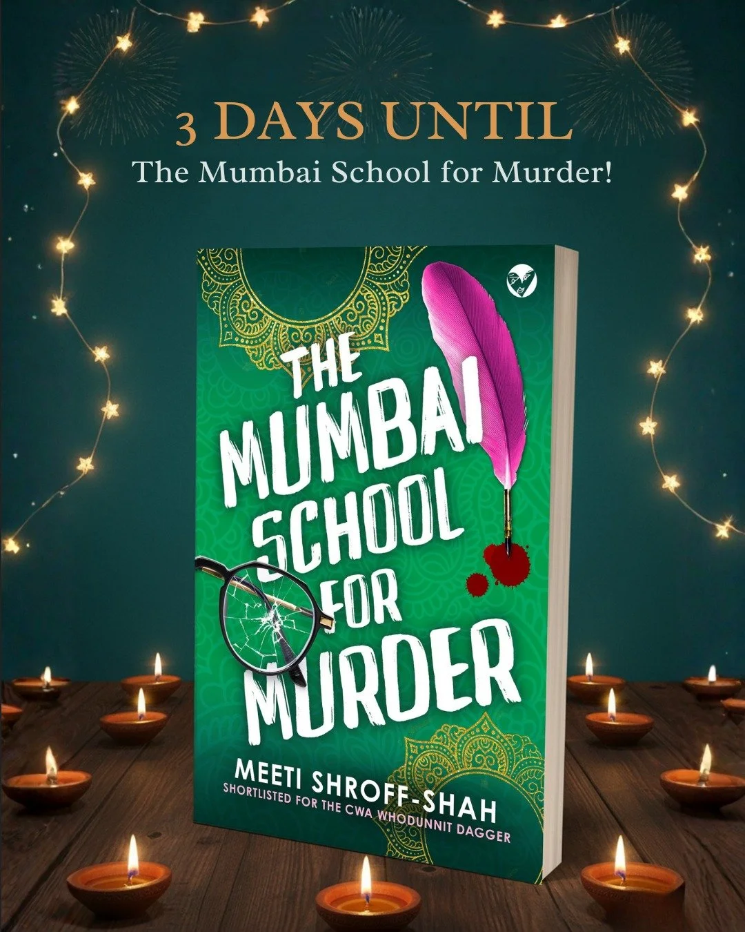 💚 3 days until THE MUMBAI SCHOOL FOR MURDER by Meeti Shroff-Shah! Out 21 October!
Pre-order now: https://geni.us/mumbai-school-pre