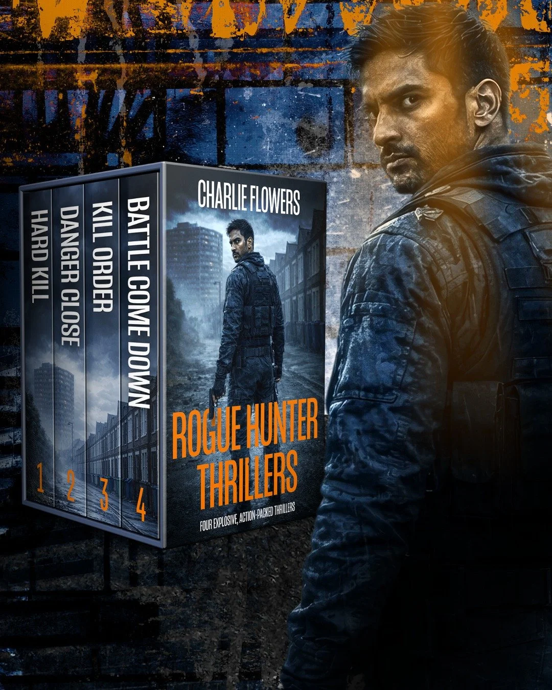 Four books. Zero mercy. 💥

OUT NOW for just 0.99

Rogue Hunter Thrillers Books 1&ndash;4 by Charlie Flowers
👉 https://geni.us/lJS2

Over 1,000 pages of relentless, high-stakes action.

Meet Rizwan &ldquo;Riz&rdquo; Sabir.
Former al-Qaeda operative.