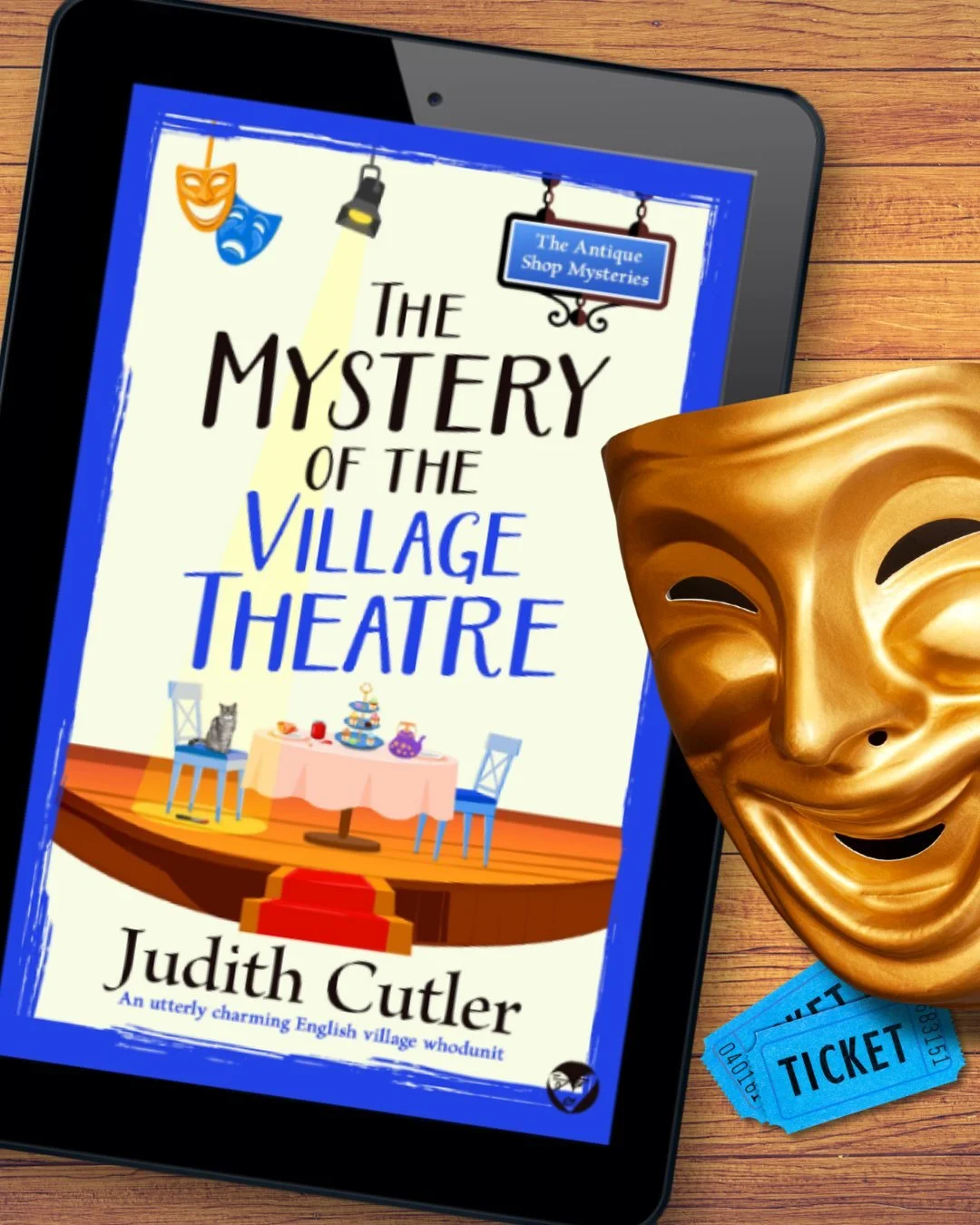 Curtain up&hellip; and someone&rsquo;s about to die 🎭

OUT NOW for just 0.99

The Mystery of the Village Theatre by Judith Cutler
👉 https://geni.us/mys-village-theatre-fb

Antiques. Amateur dramatics. A dead body mid-rehearsal.