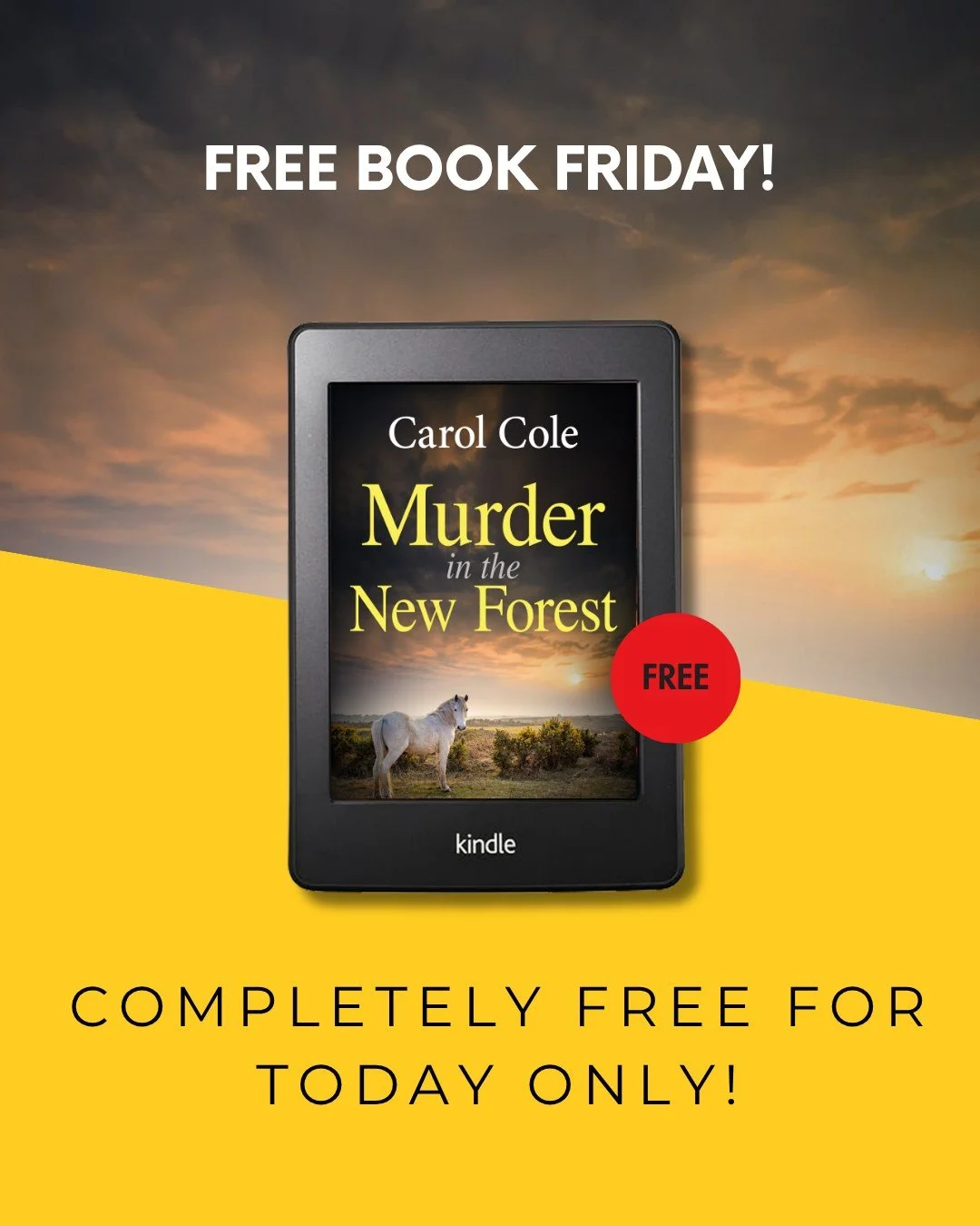 Who&rsquo;s ready for a free book? 🎉 It&rsquo;s HAPPY FREE BOOK FRIDAY!
Today, we&rsquo;re thrilled to offer you Murder in the New Forest by Carol Cole&mdash; absolutely FREE! 😍 But hurry, this offer is for today only!
📚 Grab your copy now: https: