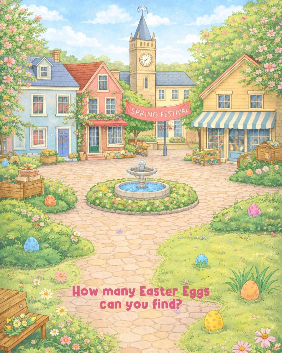 🐣 How many Easter Eggs can you find? 🐣