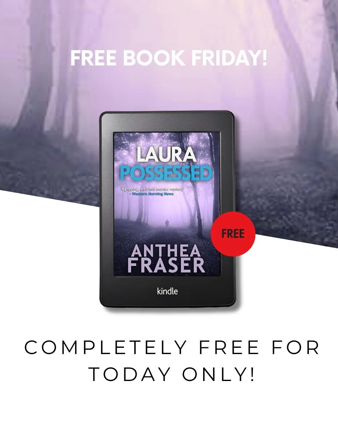 Who&rsquo;s ready for a free book? 🎉 It&rsquo;s HAPPY FREE BOOK FRIDAY!
Today, we&rsquo;re thrilled to offer you
Laura Possessed by Anthea Fraser &mdash; absolutely FREE! 😍 But hurry, this offer is for today only!
📚 Grab your copy now: https://gen