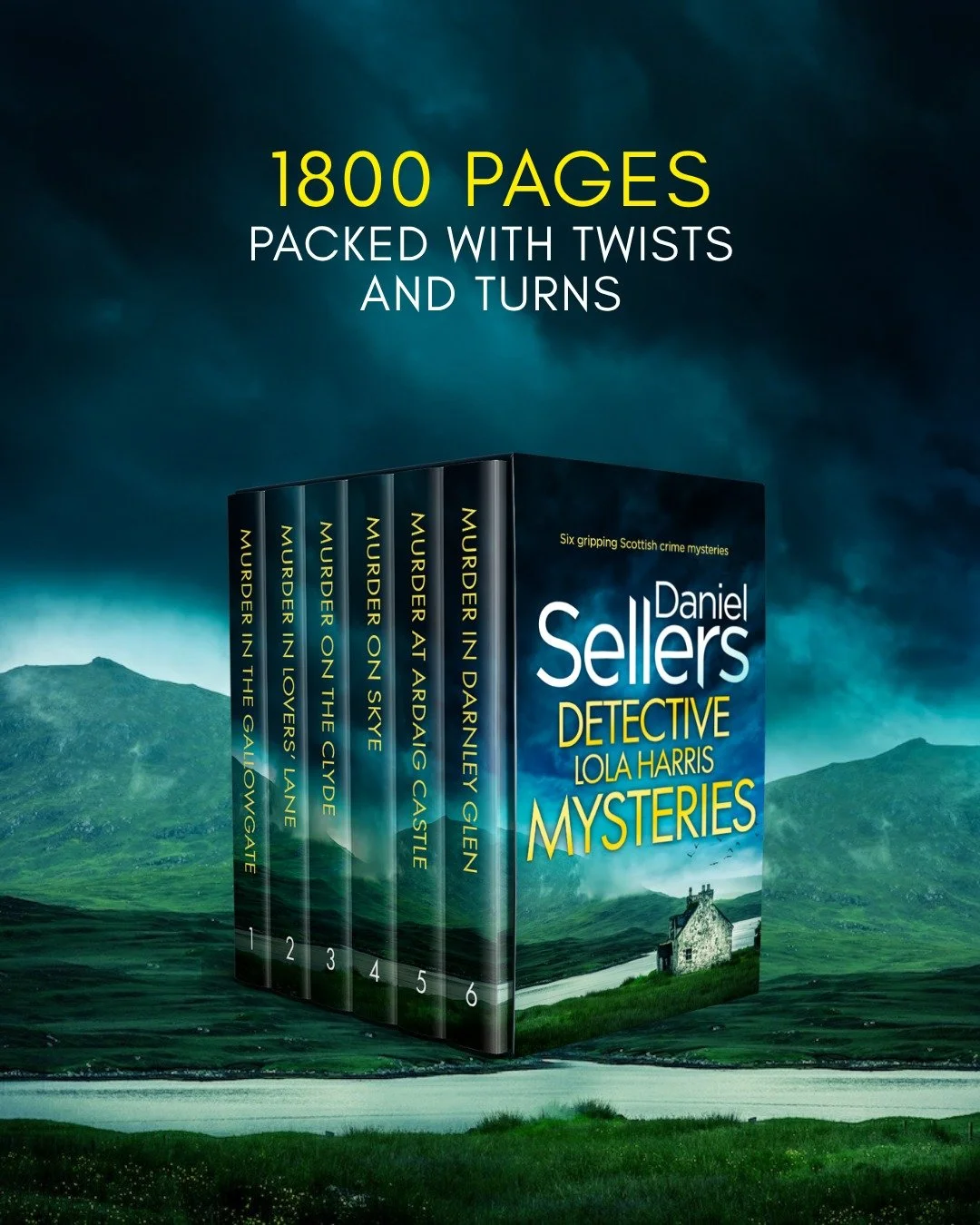 If you love Ian Rankin, Val McDermid or gritty Scottish crime&hellip;
You NEED this 👇
✔️ Strong female detective
✔️ Dark, twisty cases
✔️ Atmospheric Glasgow setting
✔️ 6 books to binge
Good luck putting this down 😏
THE COMPLETE DETECTIVE LOLA HARR