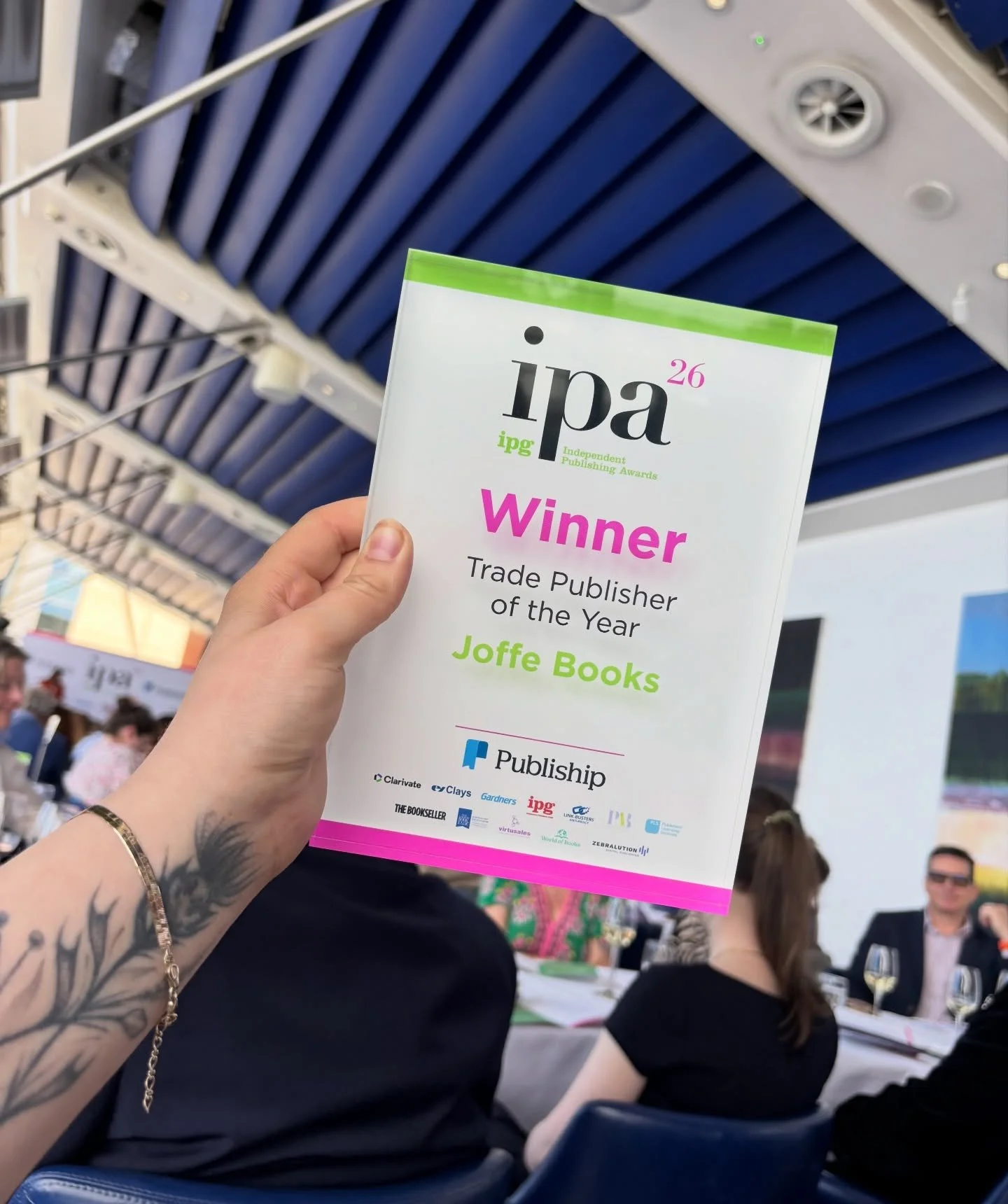 WE WON TRADE PUBLISHER OF THE YEAR!!!! Thank you to the IPG and judges, we are absolutely humbled and beyond grateful for this!! Woohoo!!!!