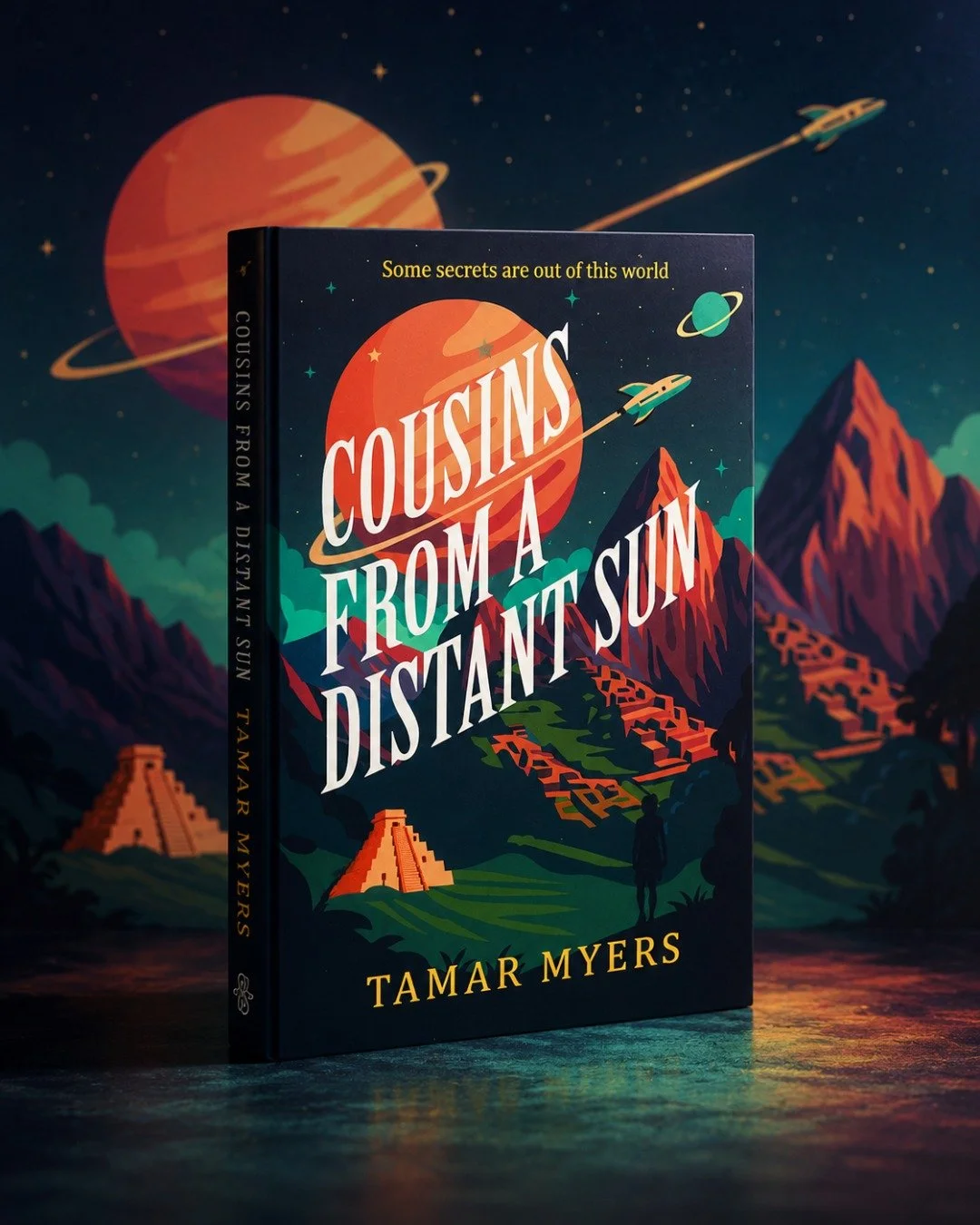 🌞 Fancy a rollicking adventure perfect for fans of quirky, fun science fiction? 🪐  We got you sorted! 
Cousins From a Distant Sun by Tamar Myers is out now and JUST &pound;0.99 on Kindle!