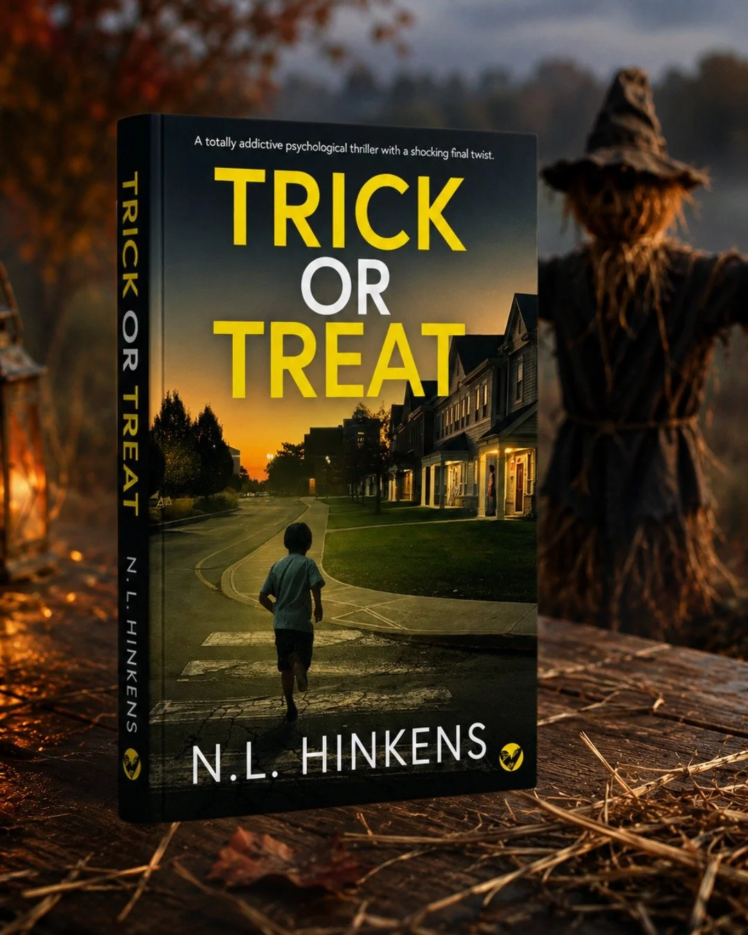 🎃 Imagine moving back to your hometown&hellip; and then finding a BODY dressed as a scarecrow on your doorstep 👀

TRICK OR TREAT by N.L. Hinkens is dark, twisty, and the kind of thriller you&rsquo;ll fly through in one sitting.

💥 TRICK OR TREAT b
