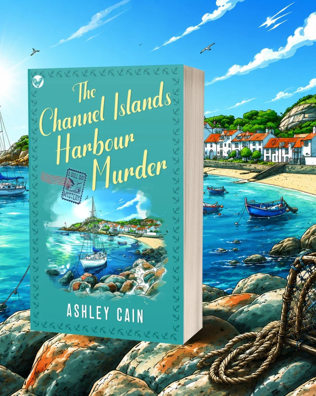 A body in the harbour. 
A village full of suspects. 
And one caf&eacute; owner about to get far too involved . . .

Perfect for fans of cosy crime and seaside mysteries 📚

THE CHANNEL ISLANDS HARBOUR MURDER by Ashley Cain. Yours for just &pound;0.99