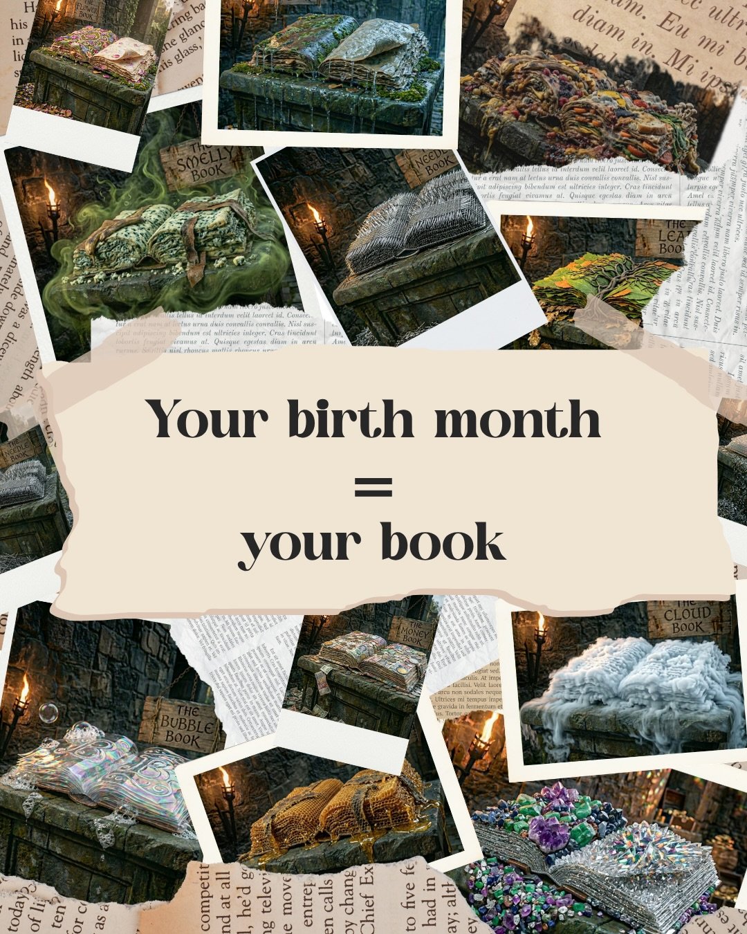 📖 Your birth month =  your book! 📖

P.S. Apologies in advance...this is the messiest one yet 👀