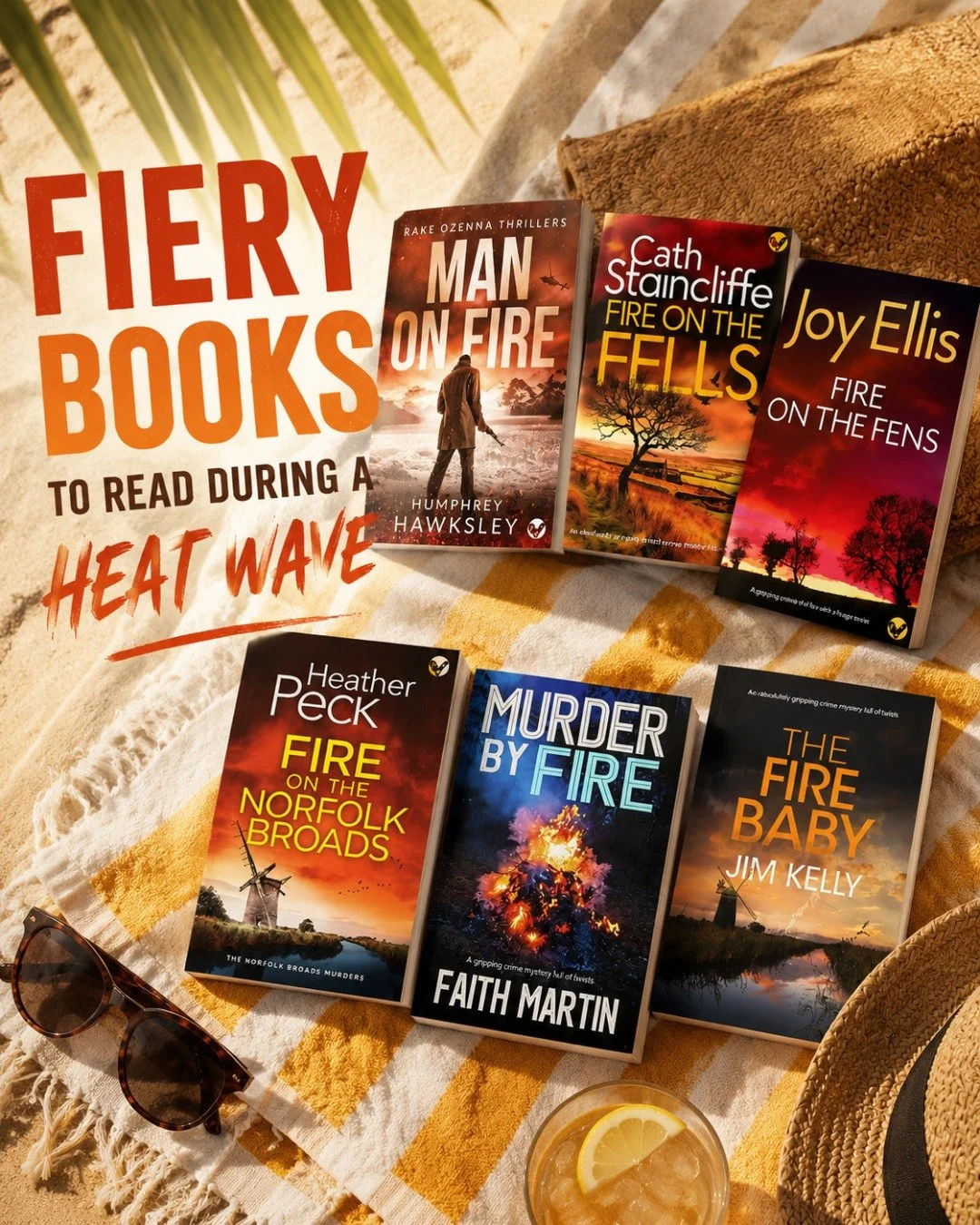 It&rsquo;s been hot! 🔥 Why not add to the heat with these fiery reads? 😎☀️

Perfect for long summer days&hellip; or nights you just can&rsquo;t put a book down 📚

🔥 MAN ON FIRE by Humphrey Hawksley: https://geni.us/man-on-fire-fb
🔥 FIRE ON THE F