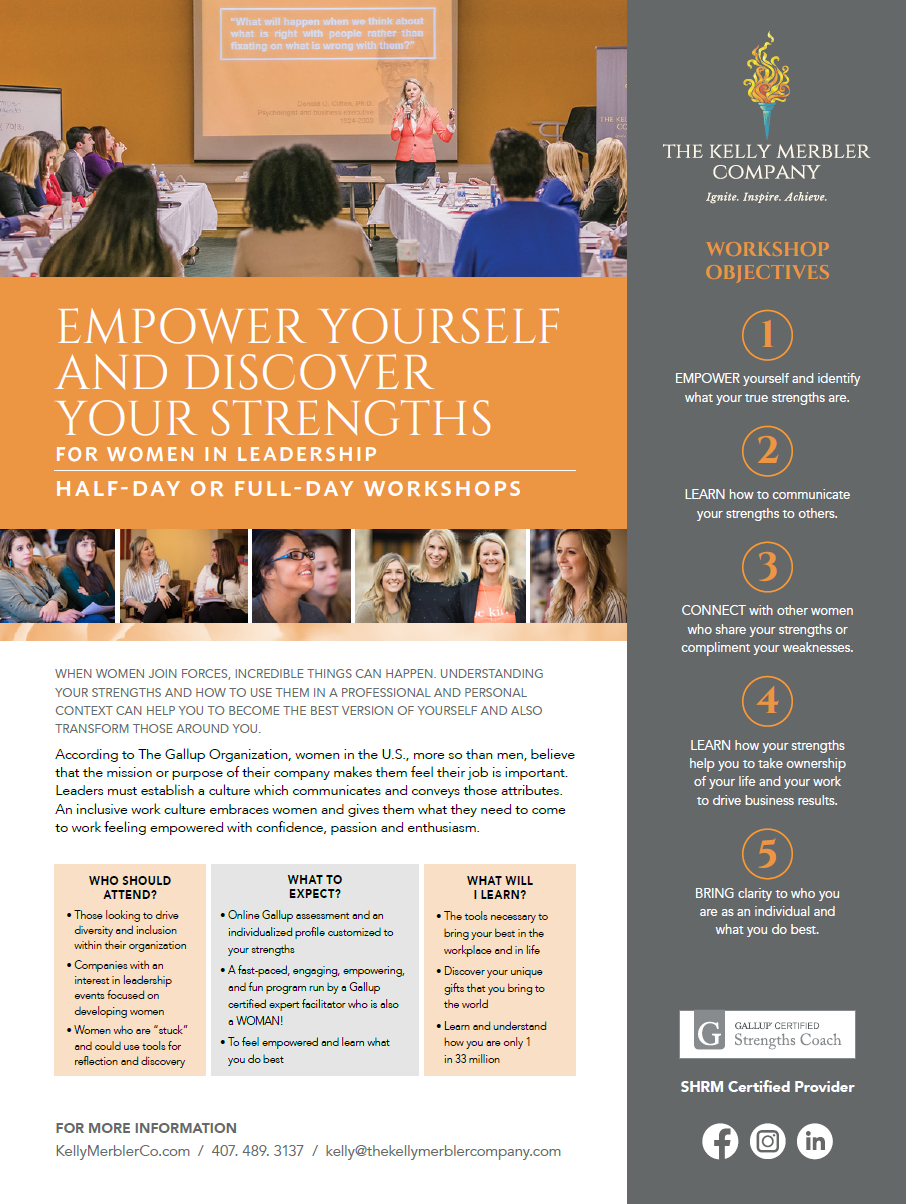 Women in Leadership Flyer — THE KELLY MERBLER COMPANY