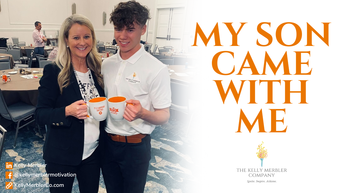 MY SON CAME WITH ME…