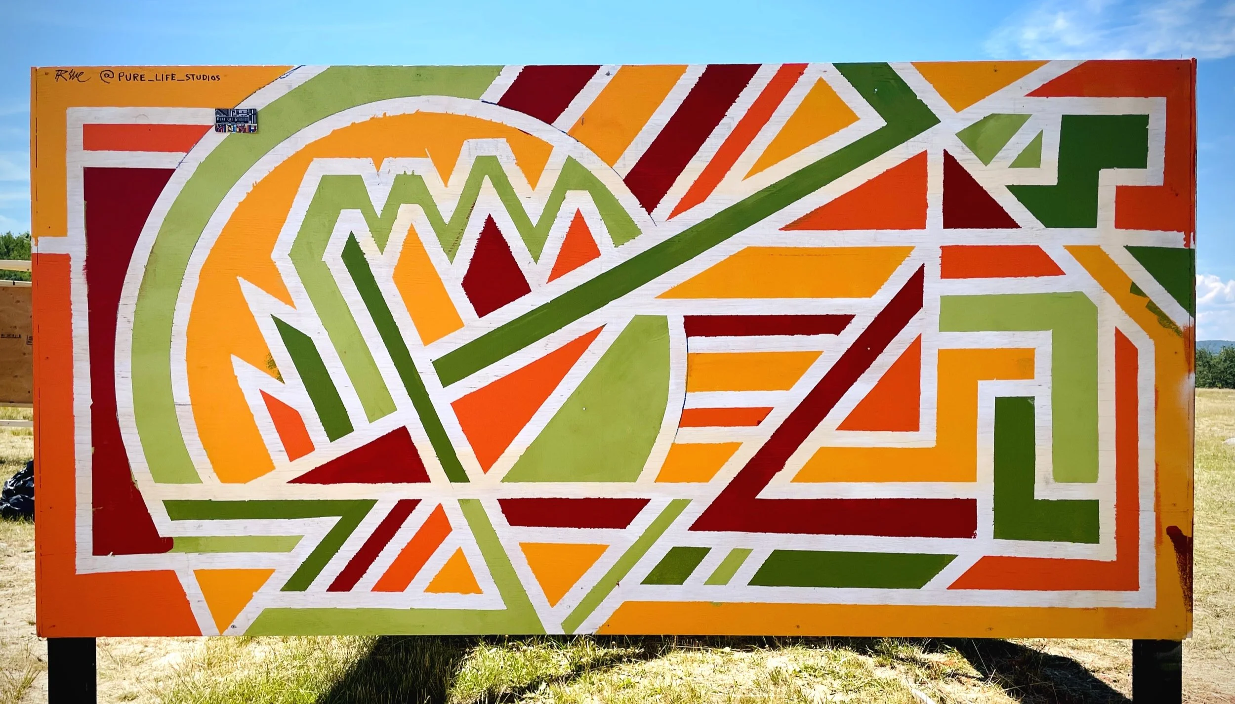 Part 1 of 2 - Order & Chaos - Live painted @ Northlands Festival 6/24/22