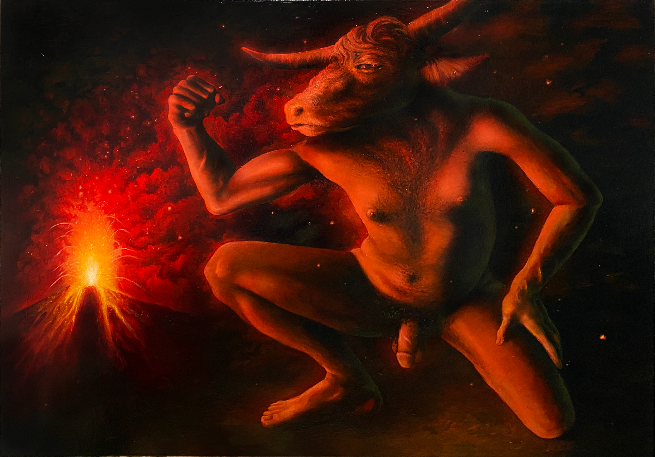 Anima, 2022. Oil on canvas. 48” x 36”.