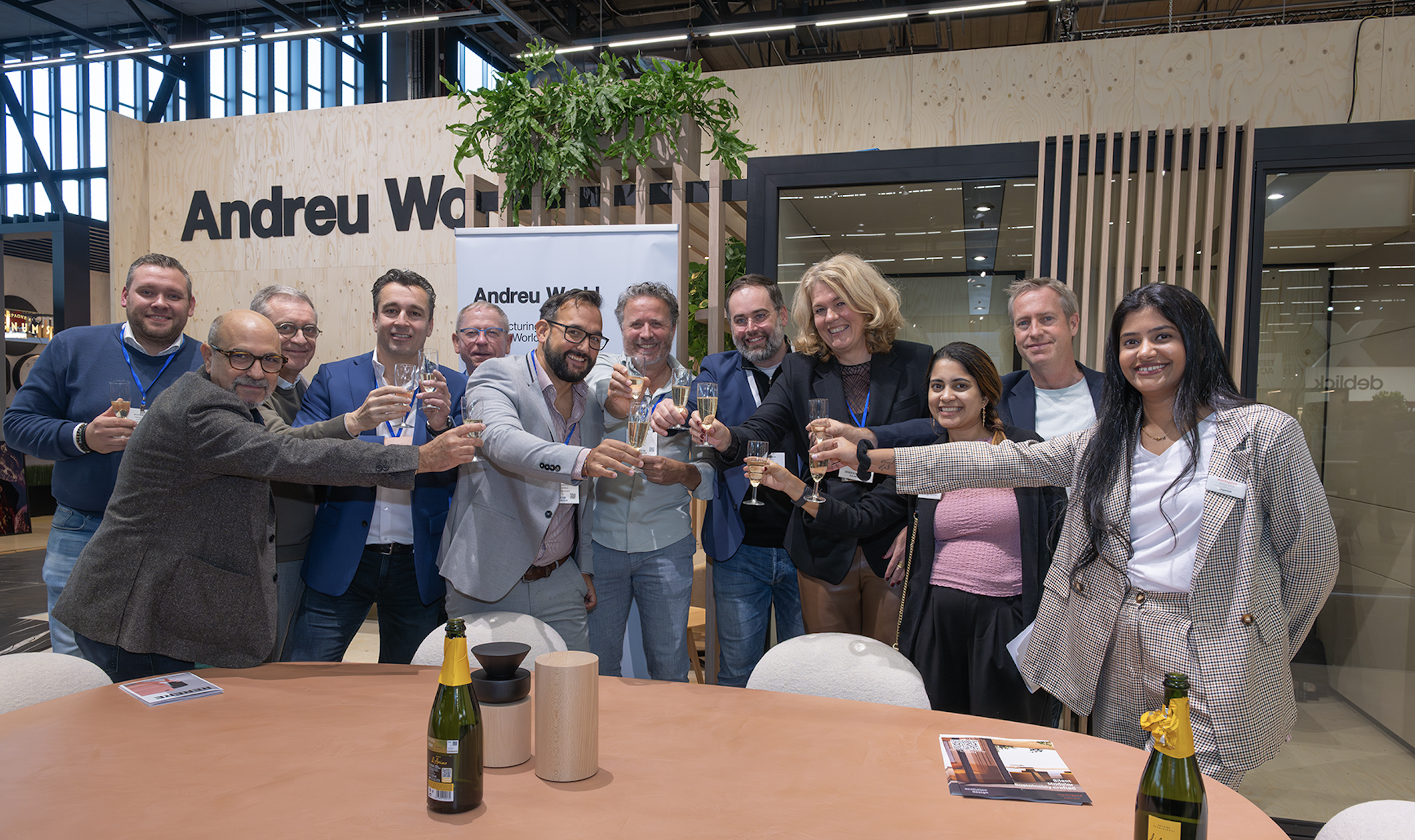 Ecolution Design and Andreu World presentation at Workspace Design Show Amsterdam 2025.